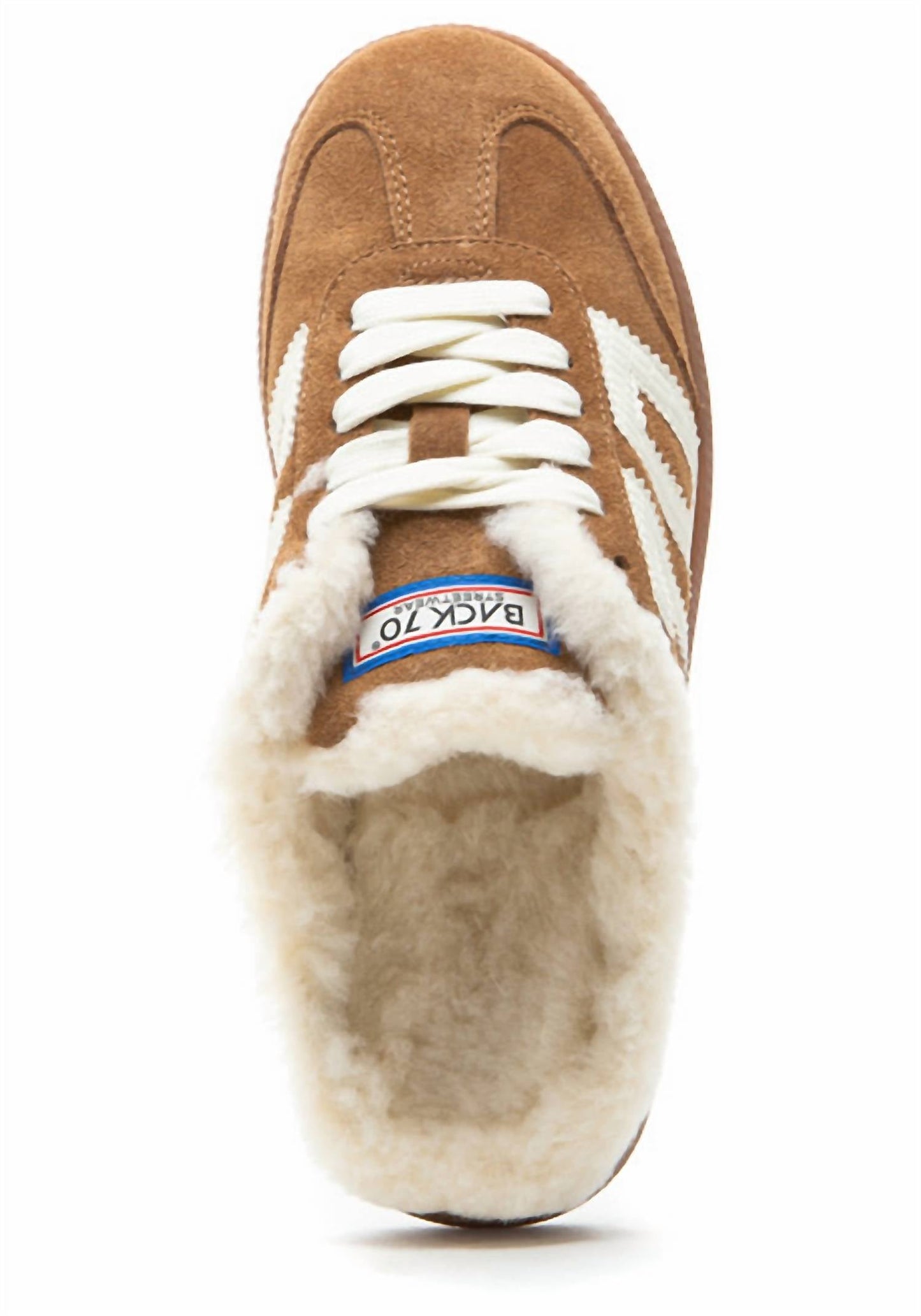 Women's Easter Fl Backless Sneaker Shoe In Brown / White