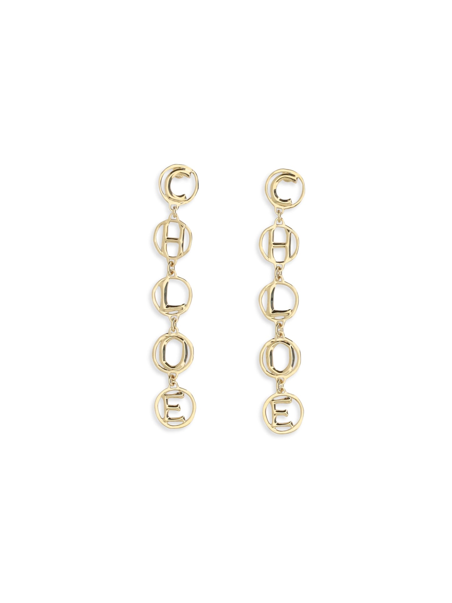 Chloé Women Script Drop Earrings