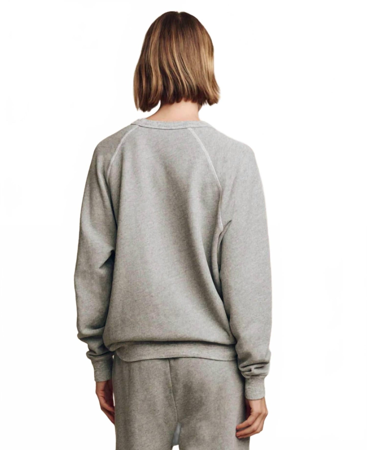 College Sweatshirt With Hannukah Graphic In Varsity Grey