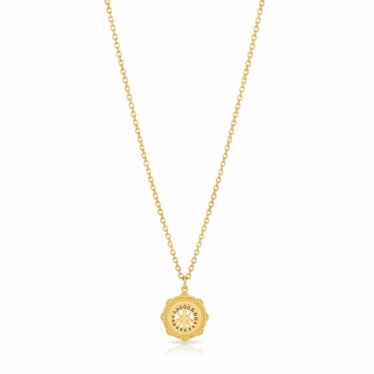 Women's Bee Medallion Necklace In Gold