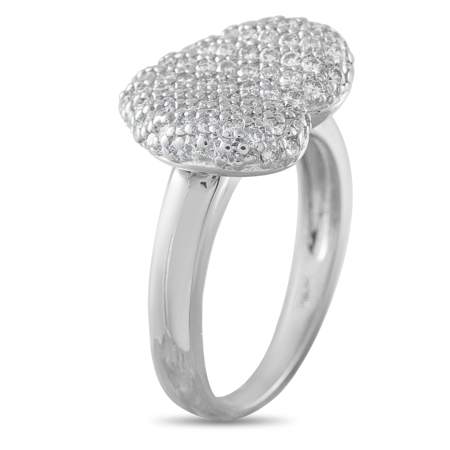 LB Exclusive Platinum 1.0ct Diamond Heart Ring MF30-041426