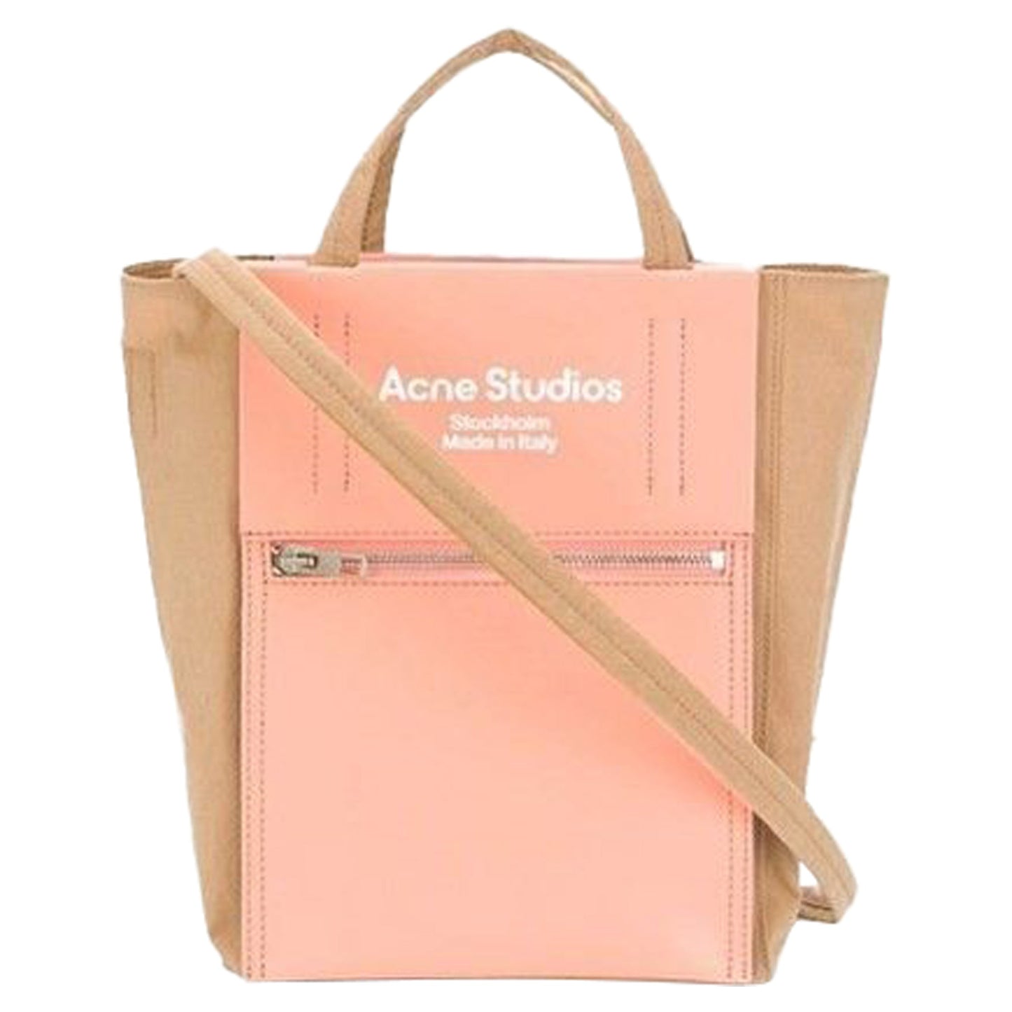 Acne Logo Mini Tote Crossbody Bag Aev