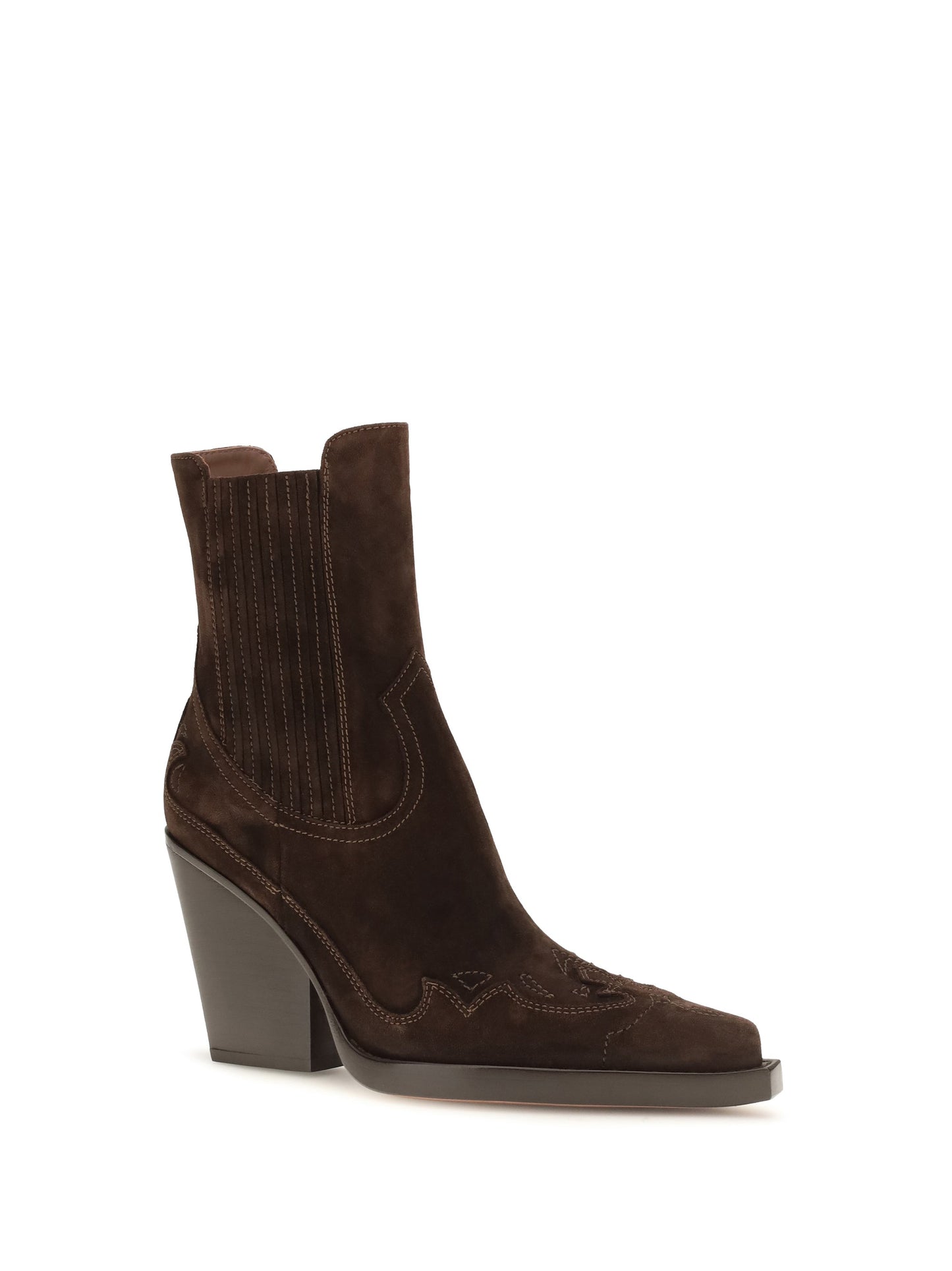 Paris Texas Women Dallas Embroidered Ankle Boots