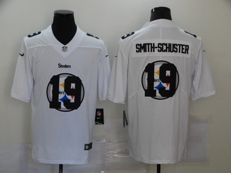 Men's Pittsburgh Steelers JuJu Smith-Schuster #19 White Game jersey