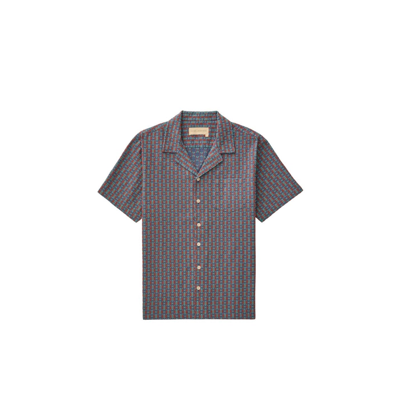 Men's Fez Shirt In Sardinia Blue
