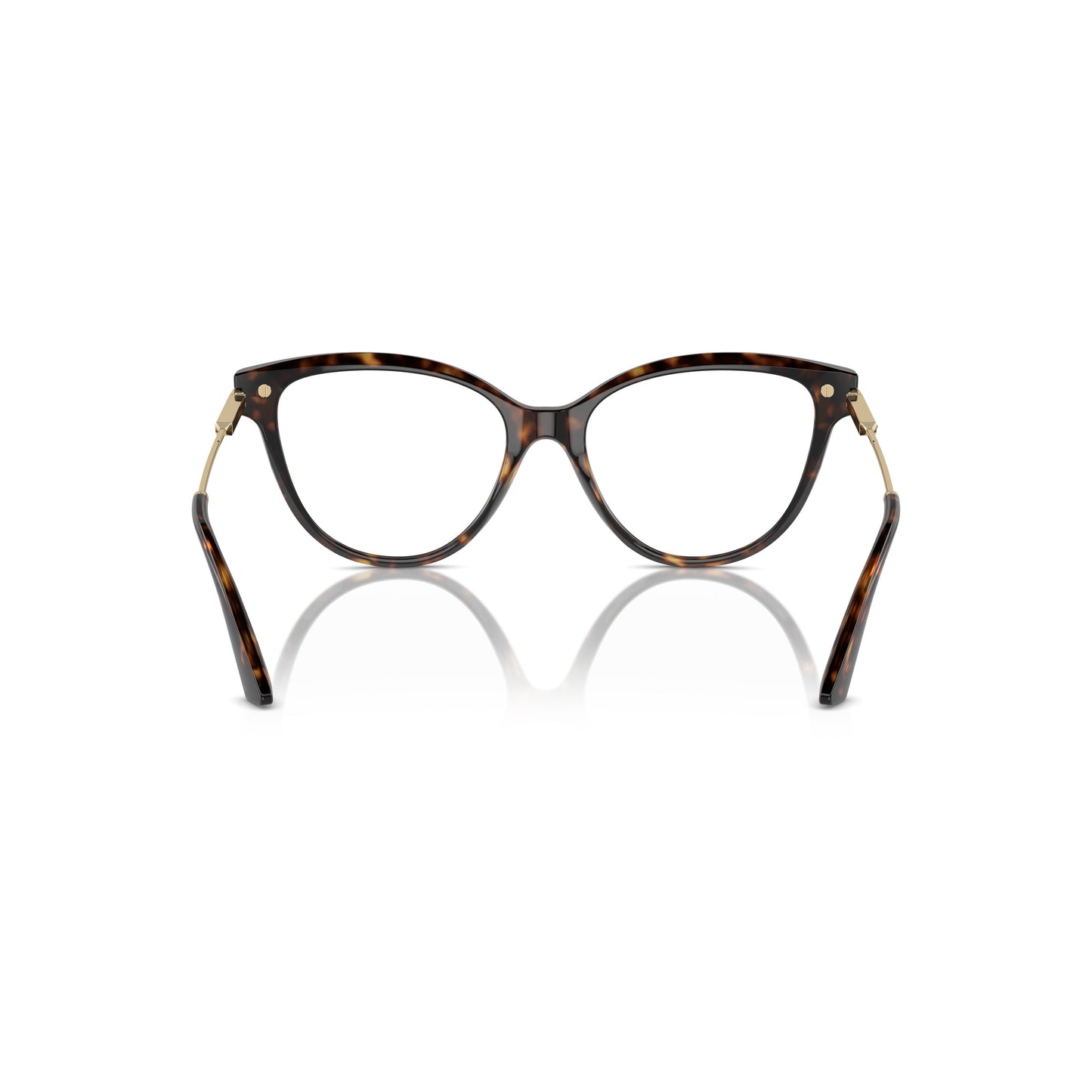 0Jc3001B Cat-Eye Acetate Eyeglasses with Metallic Gold Temples