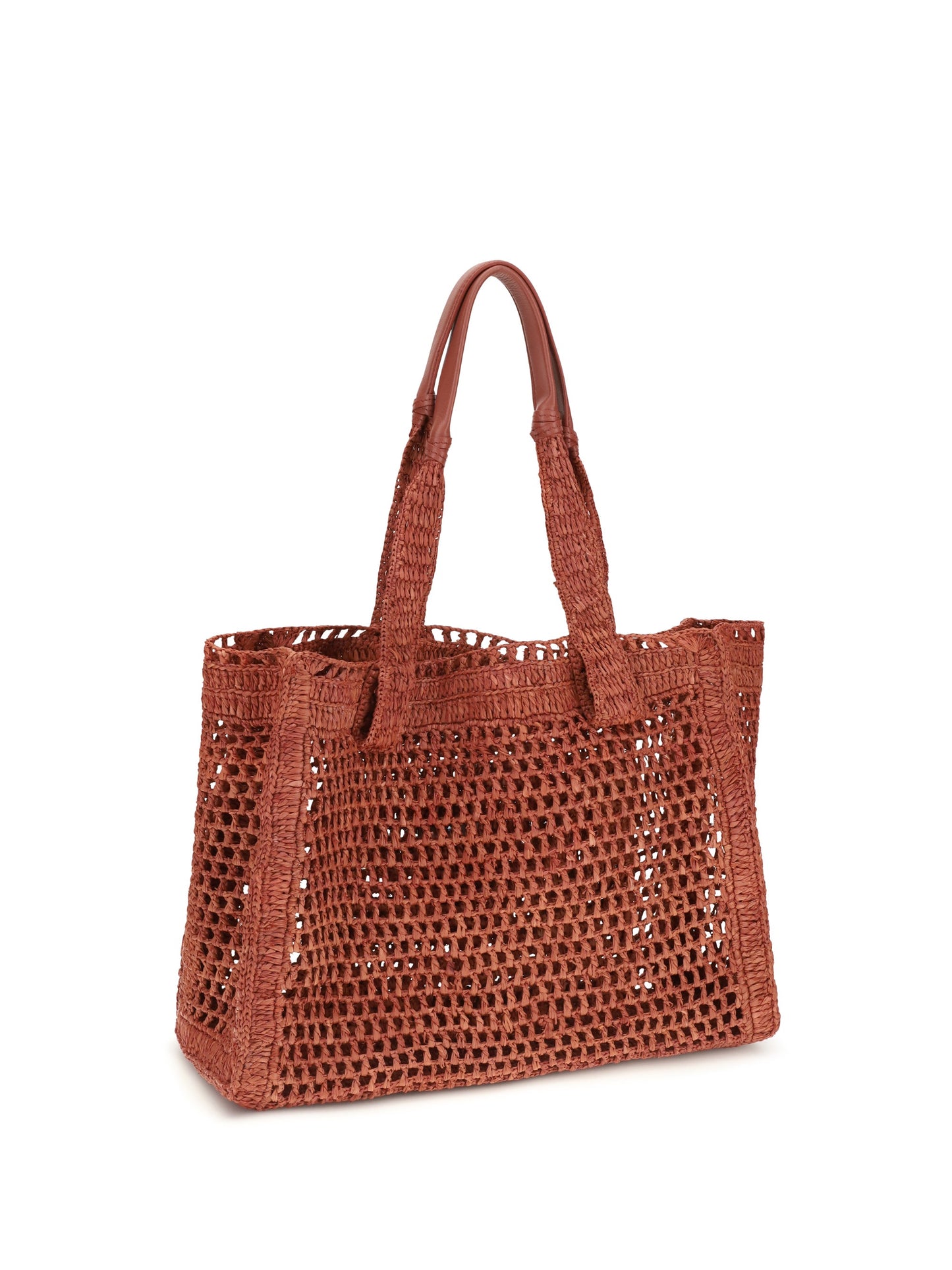 Chloé Women East-West Summer Banana Raffia Tote Bag
