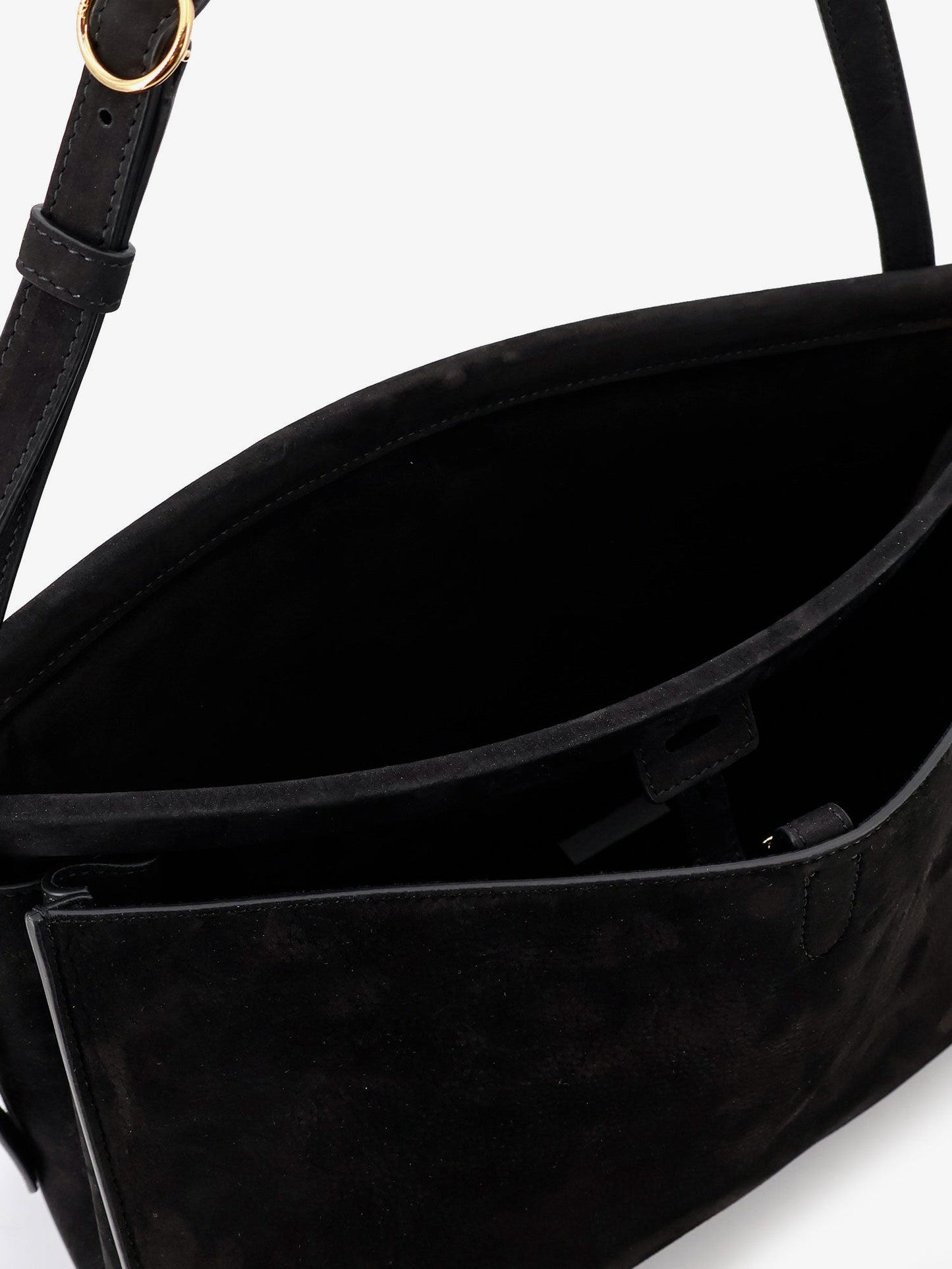 Alaia Women Le Click Pocket 35 Nabuk Shoulder Bag