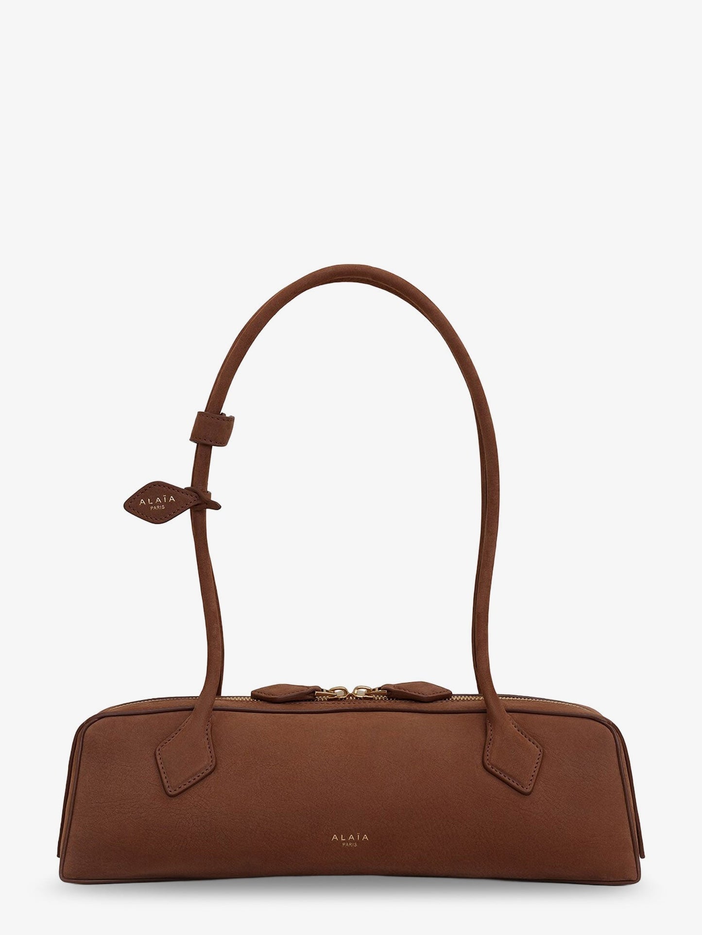 Alaia Women Teckel Medium Suede Shoulder Bag