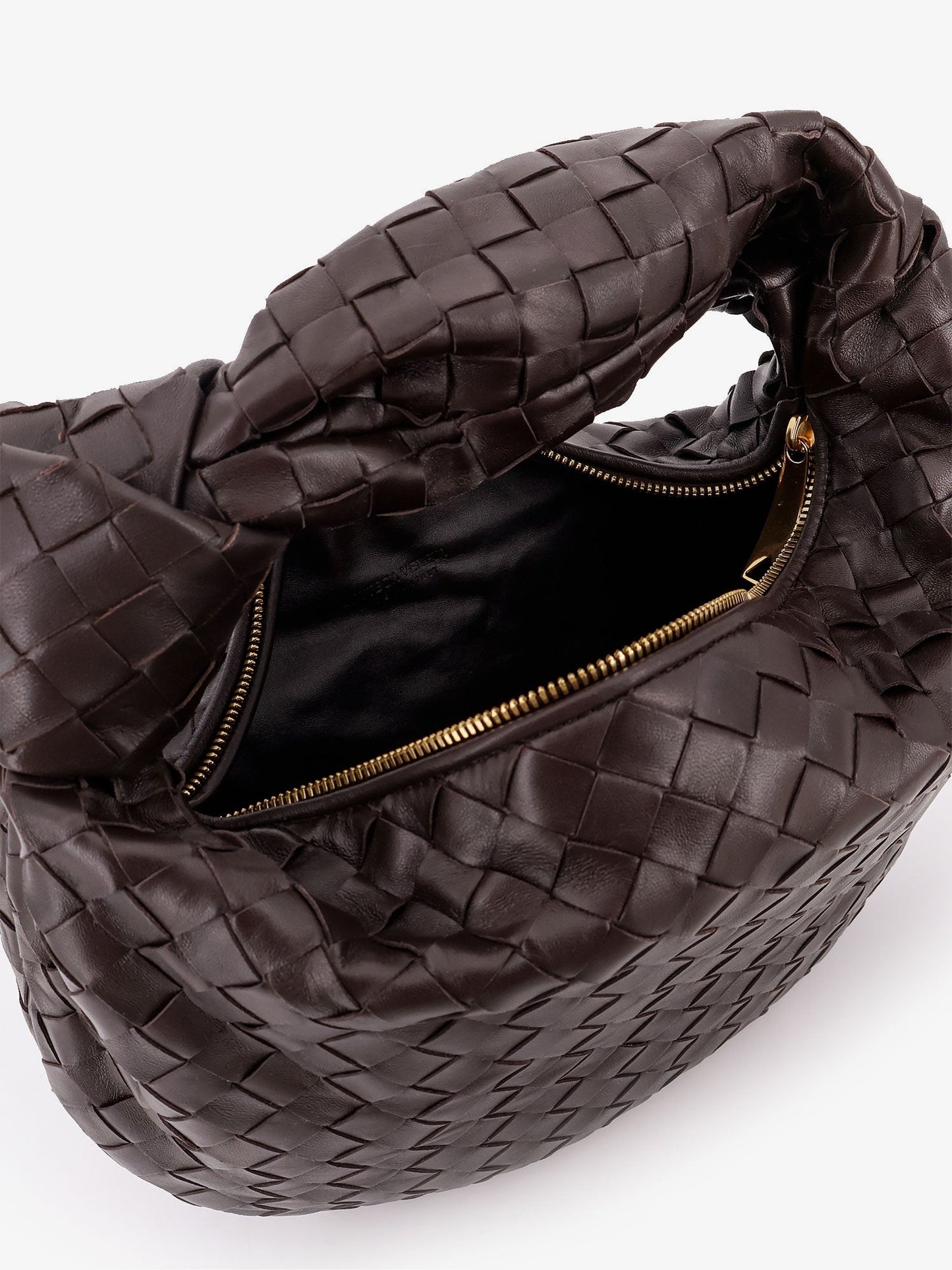 Bottega Veneta Women Jodie Small Leather Handbag With Intrecciato Motif