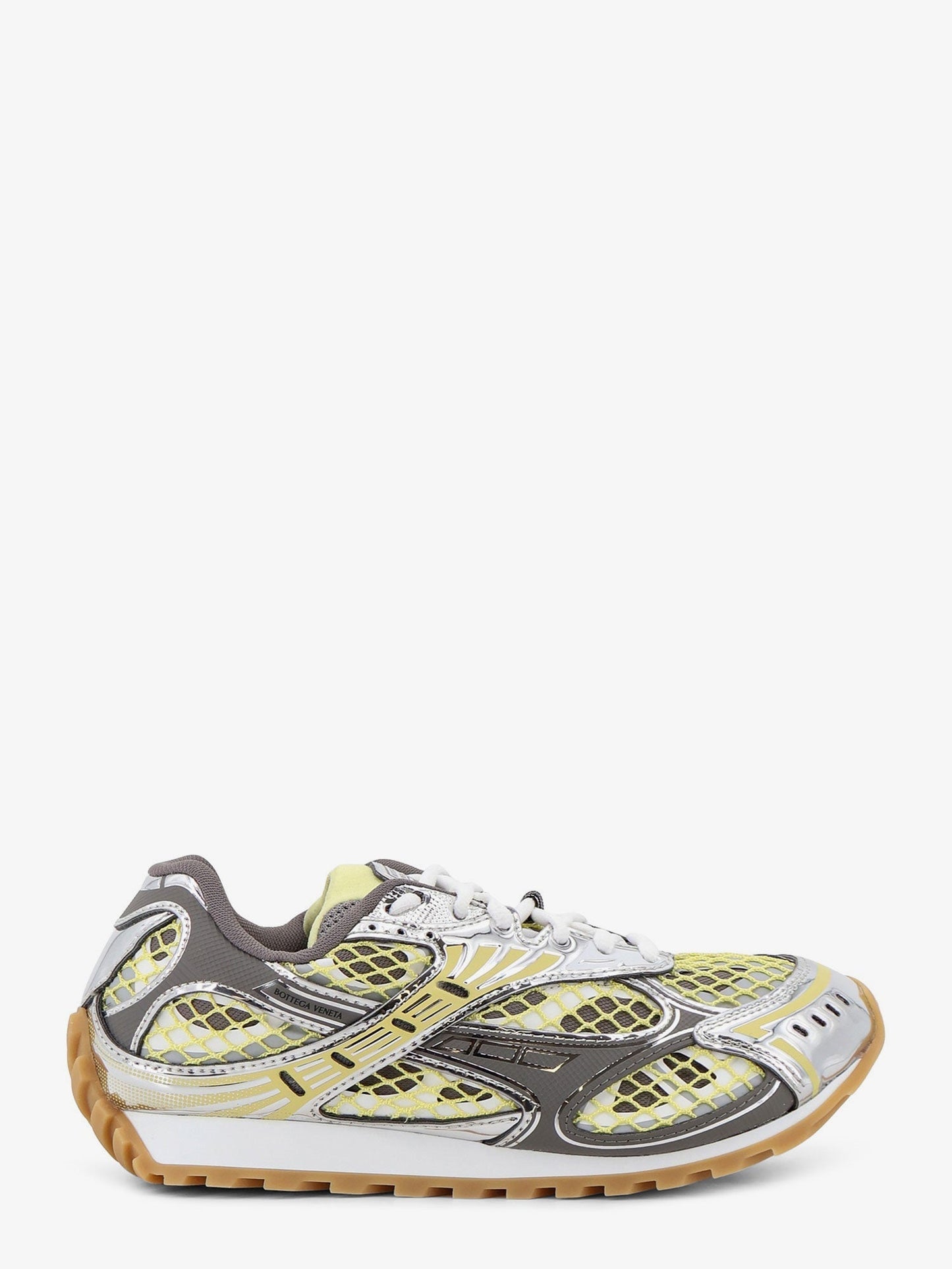 Bottega Veneta Women Orbit Mesh And Leather Sneakers