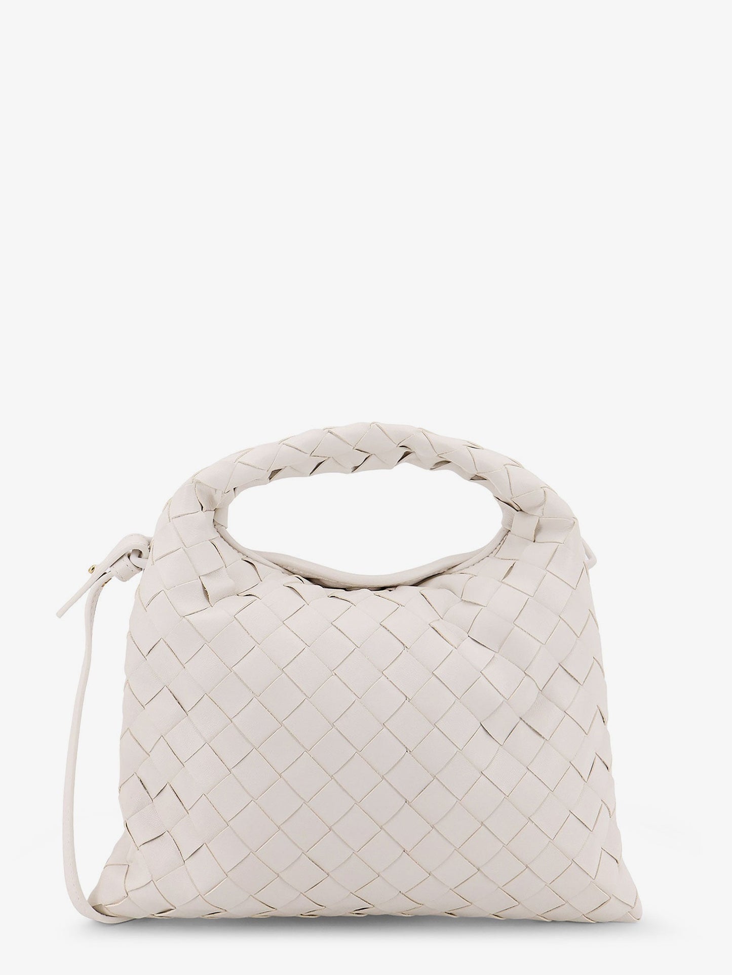 Bottega Veneta Women Mini Hop Leather Crossbody Bag With Intrecciato Pattern