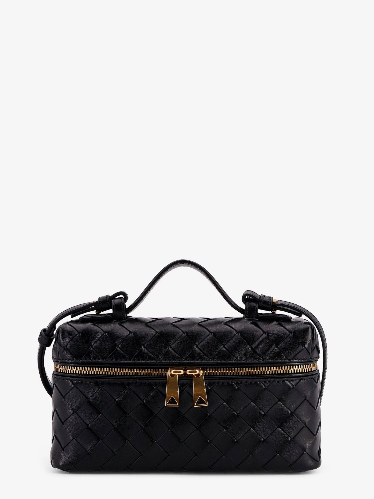 Bottega Veneta Women Bang Bang Intrecciato Leather Vanity Case