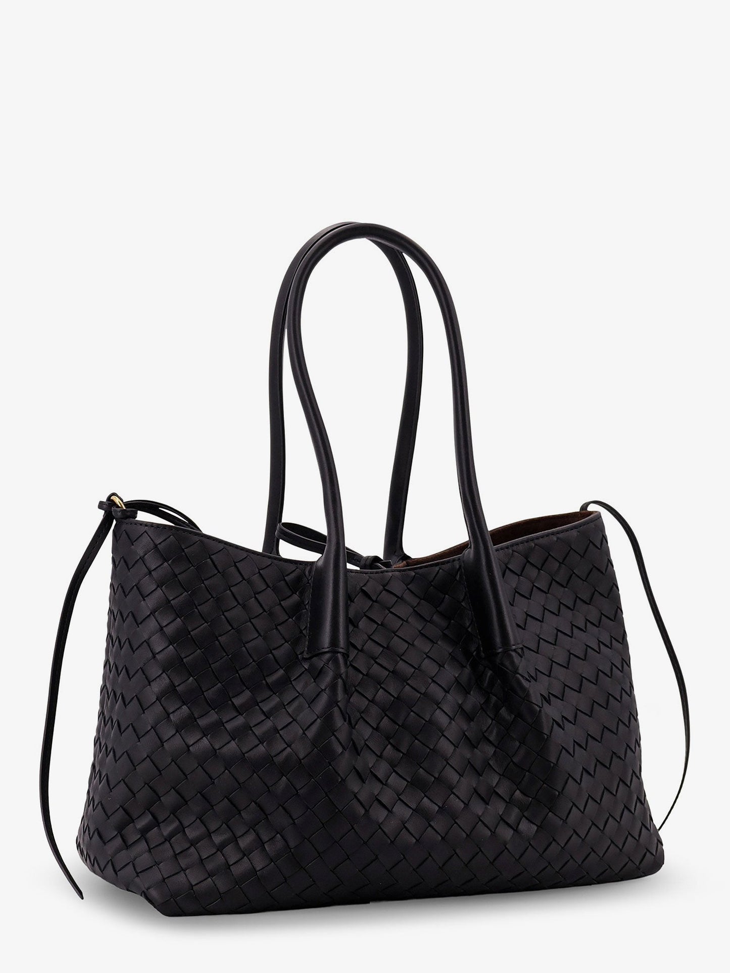 Bottega Veneta Women Pinacoteca Leather Handbag With Intrecciato Motif