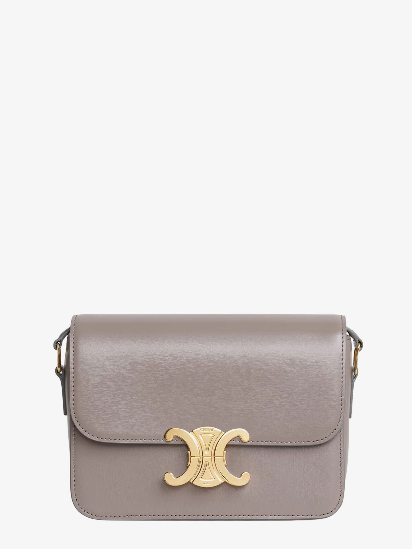 Celine Women Teen Triomphe Leather Crossbody Bag