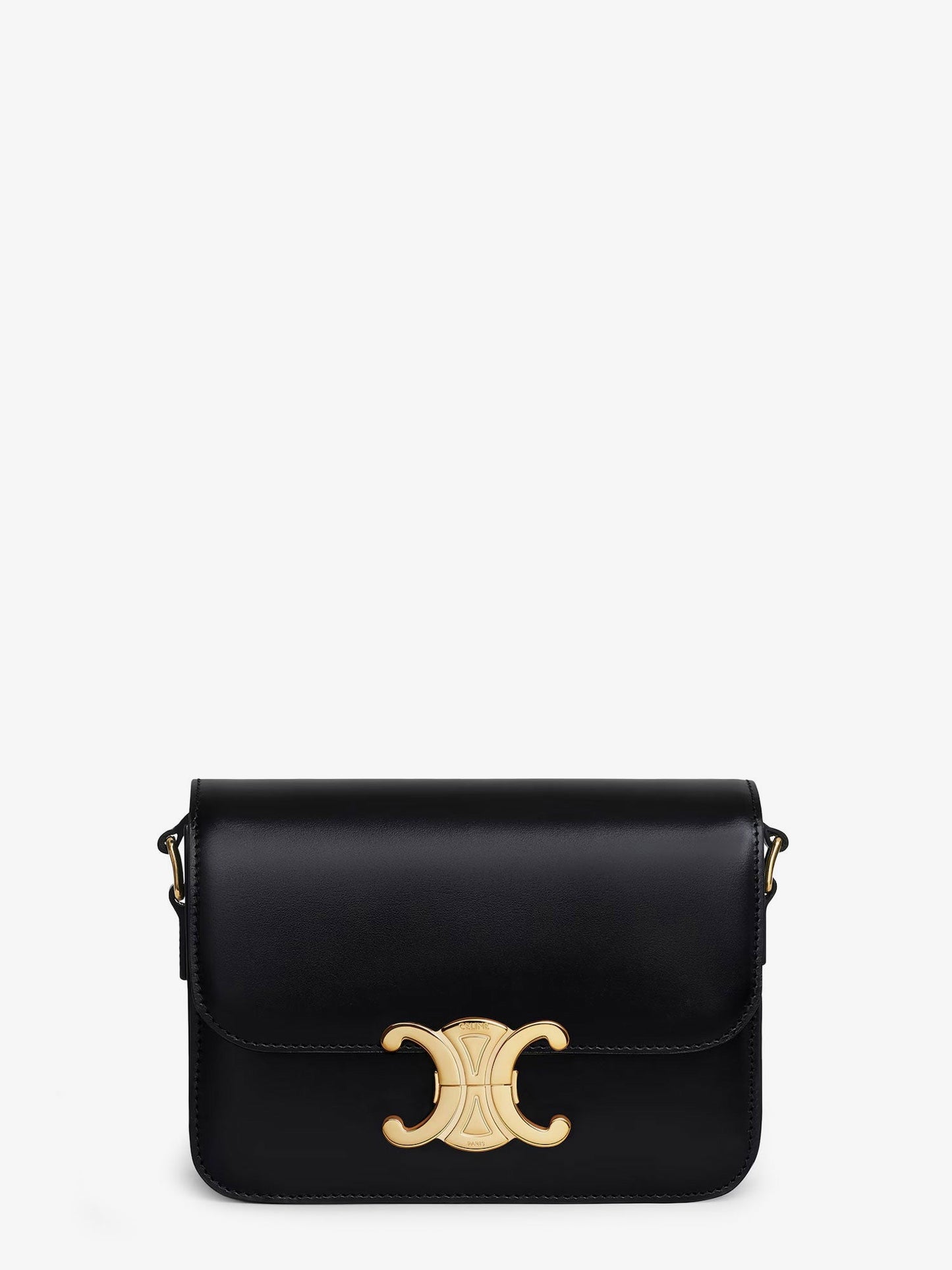 Celine Women Teen Triomphe Leather Crossbody Bag