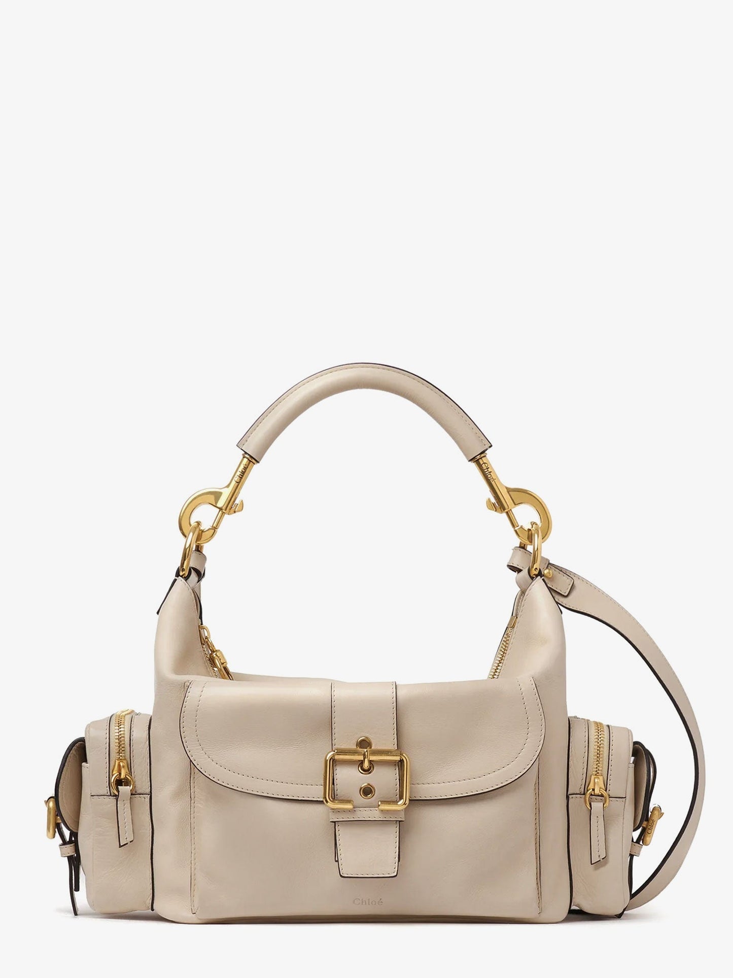 Chloe' Women Medium Double Carry Leather Shoulder Bag