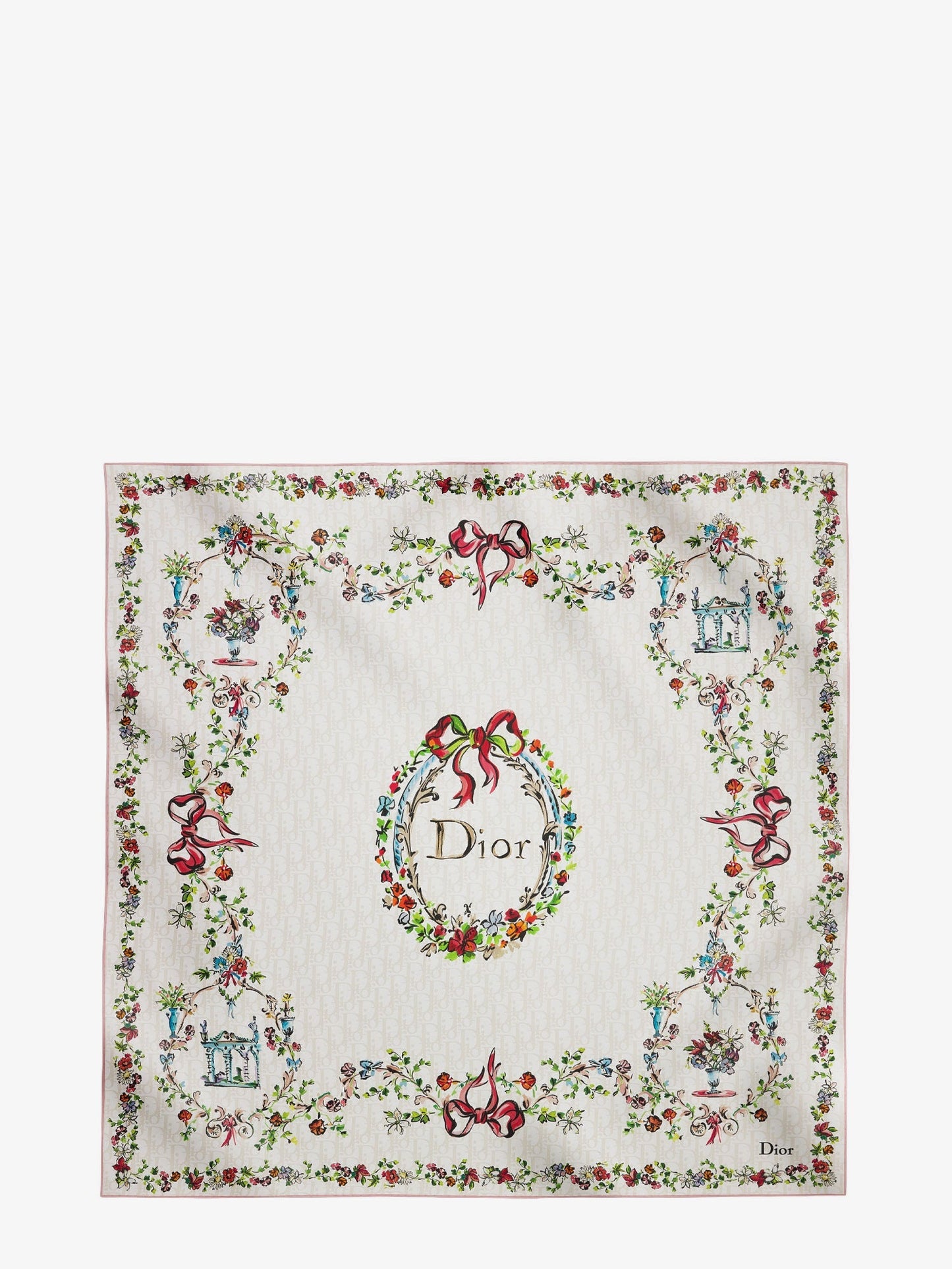 Dior Women Dior Arabesque Dioriviera 90 Silk Foulard