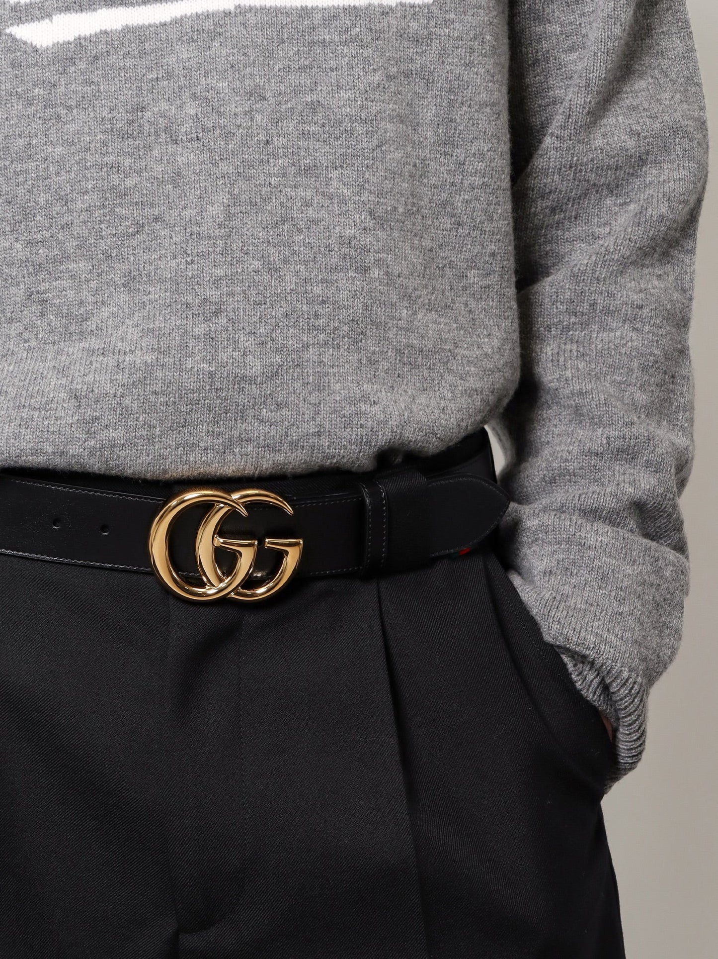 Gucci Men Leather Belt