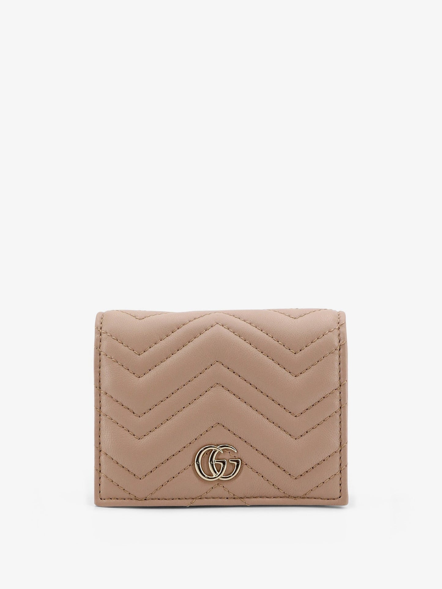 Gucci Women Gg Marmont Quilted Leather Wallet