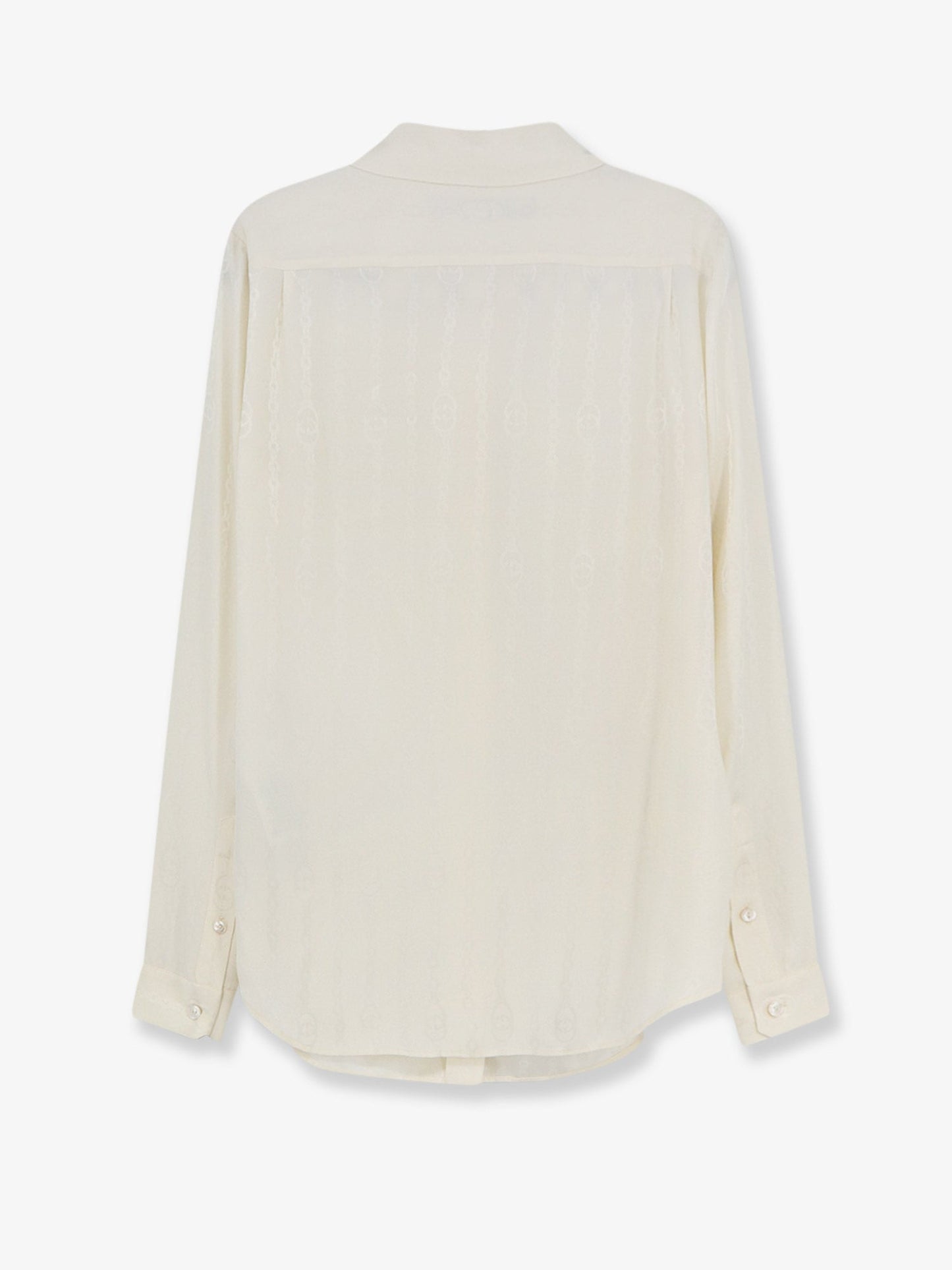 Gucci Women Silk Shirt With Iconic Print