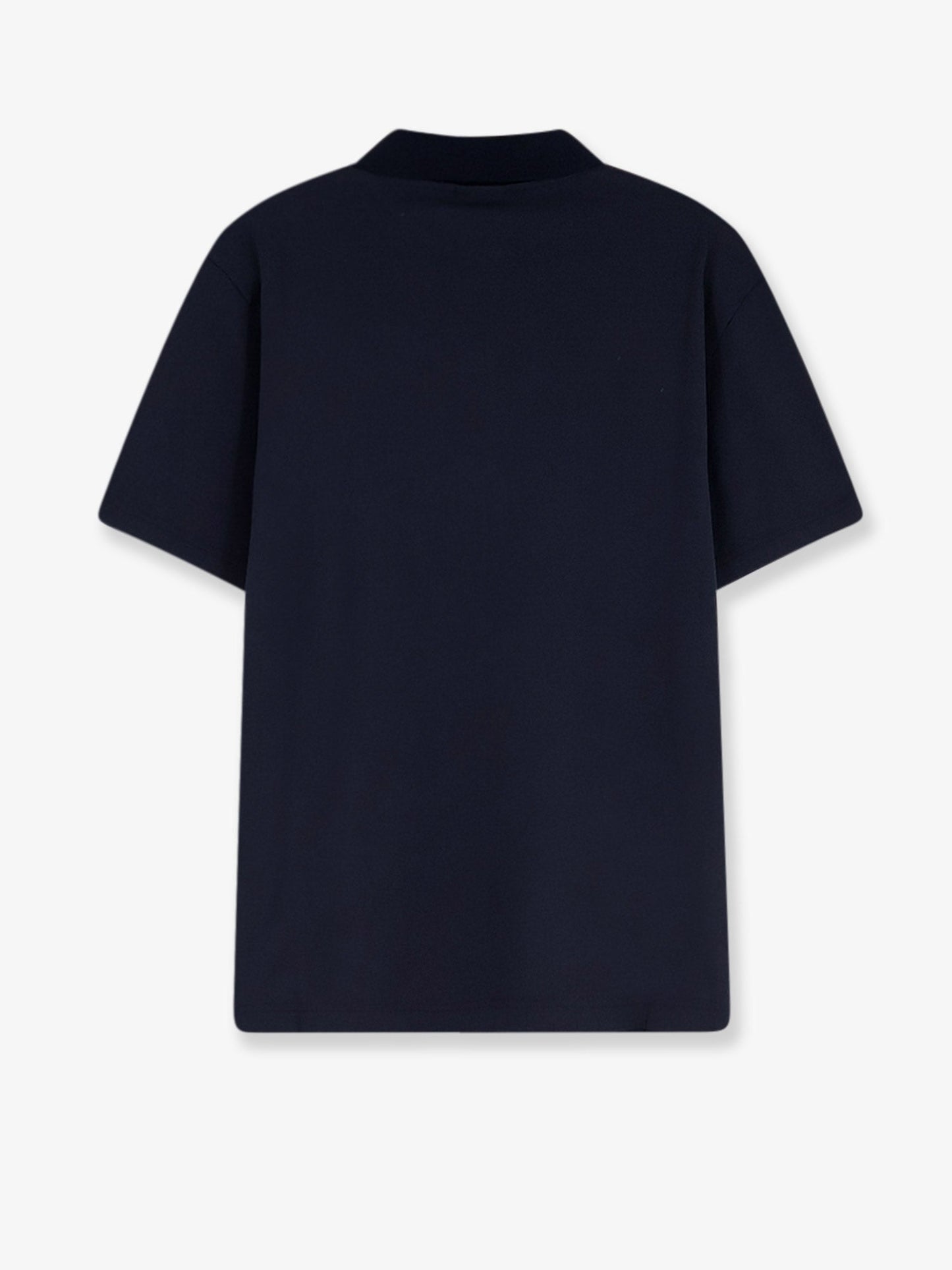 Gucci Men Cotton Polo Shirt With Web Print On The Front