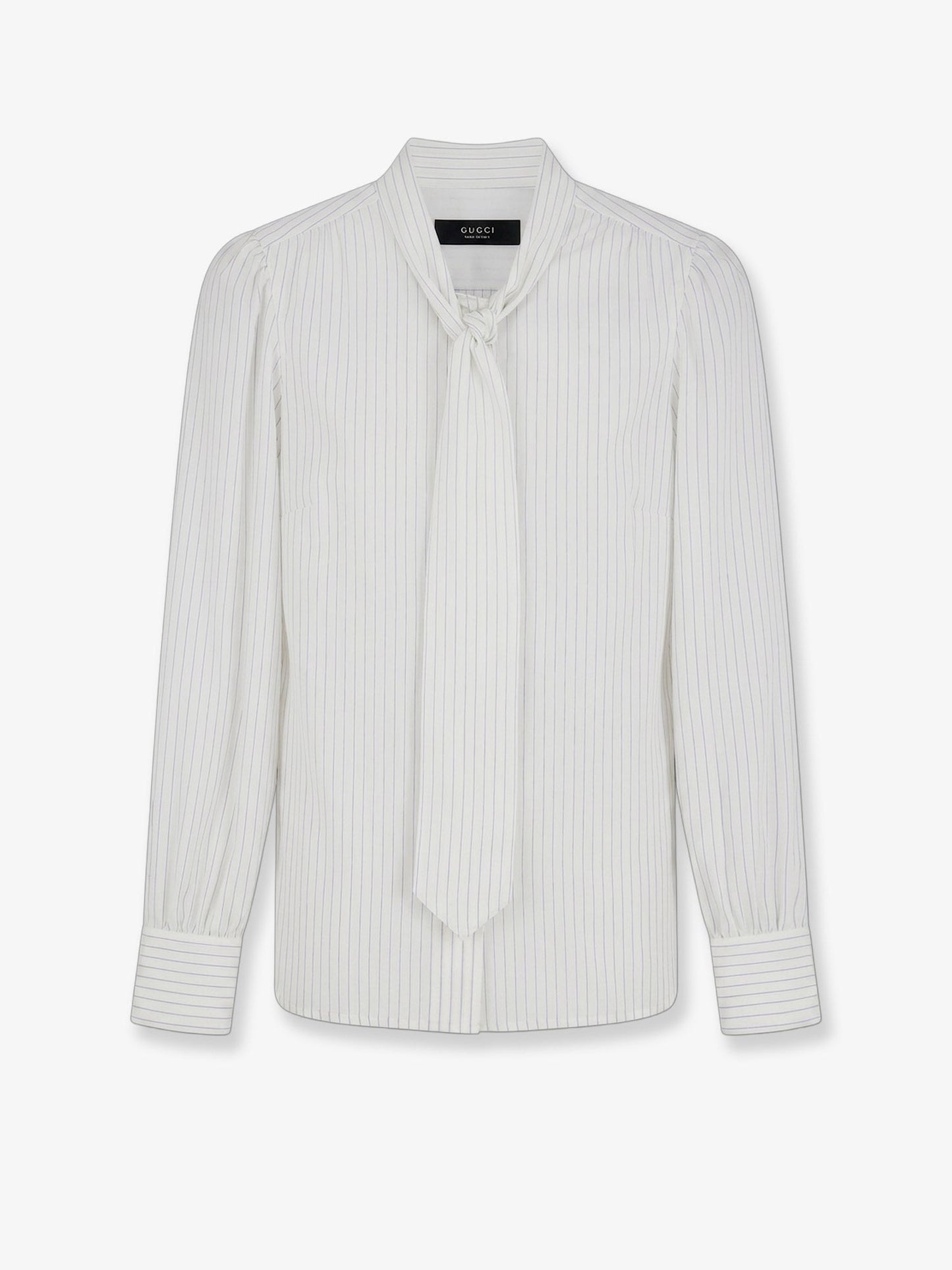 Gucci Women Striped Silk Shirt