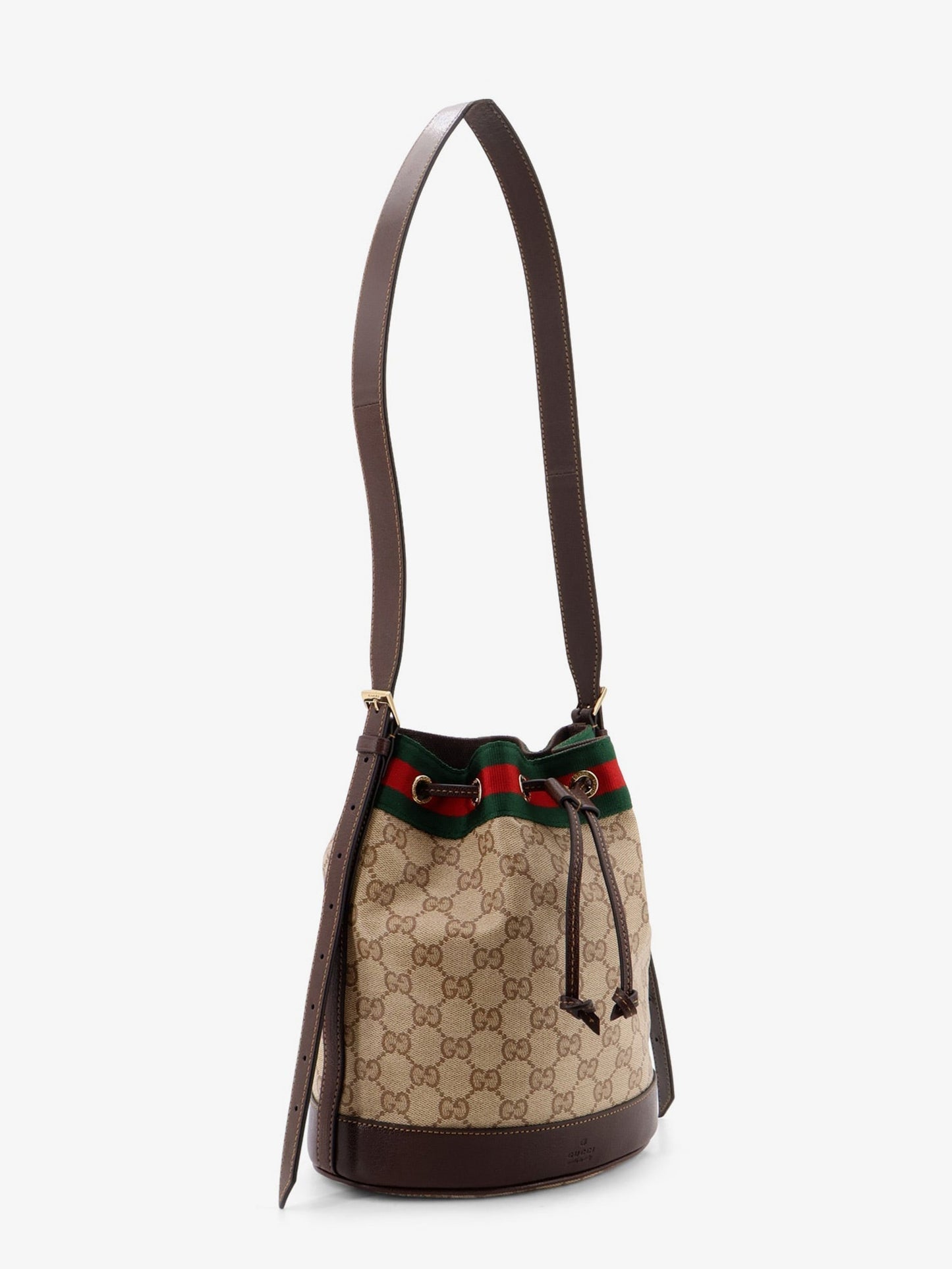 Gucci Women Gucci Venice Gg Fabric Bucket Bag