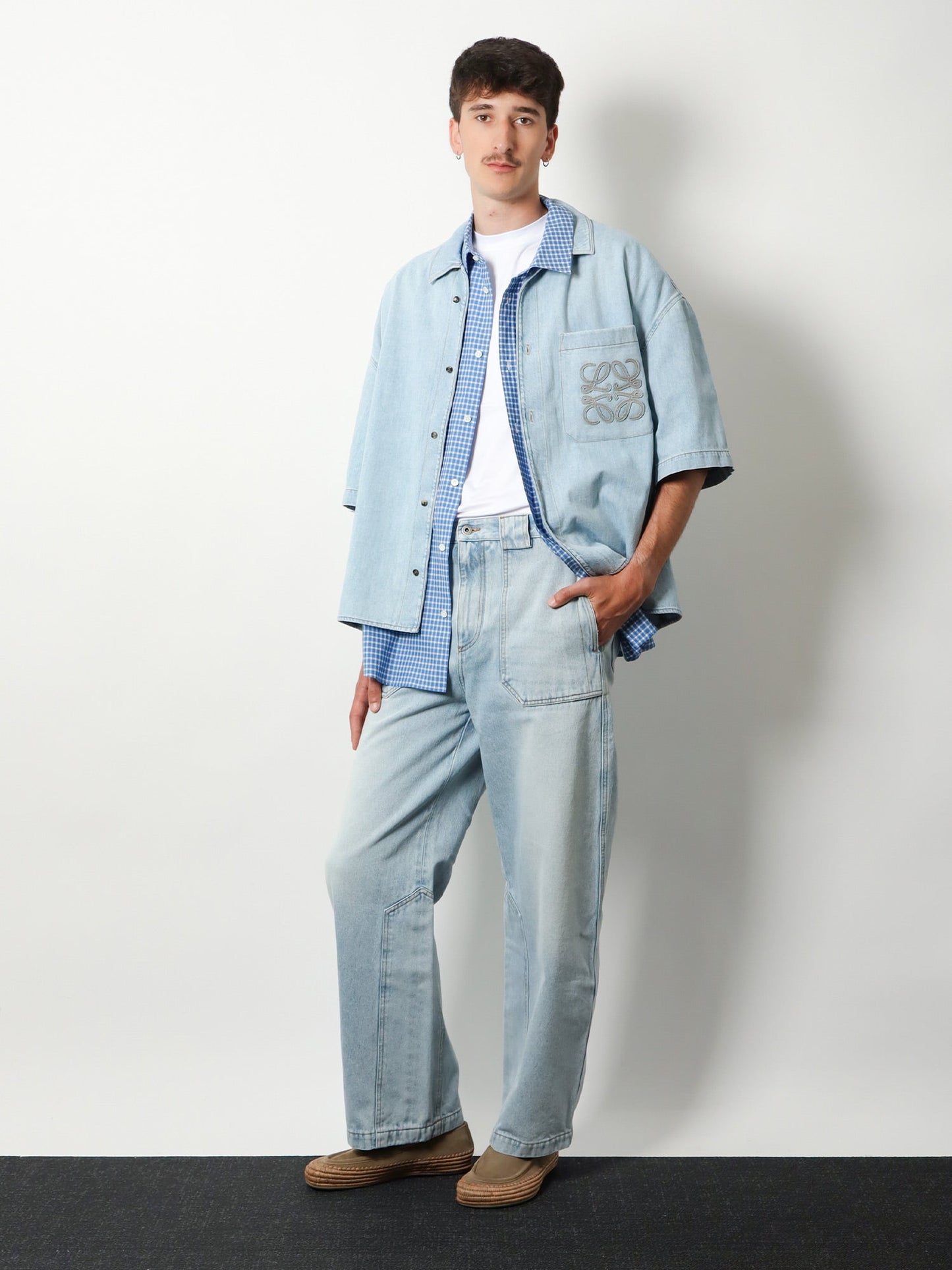 Loewe Men Paula's Ibiza Madras Cotton Shirt