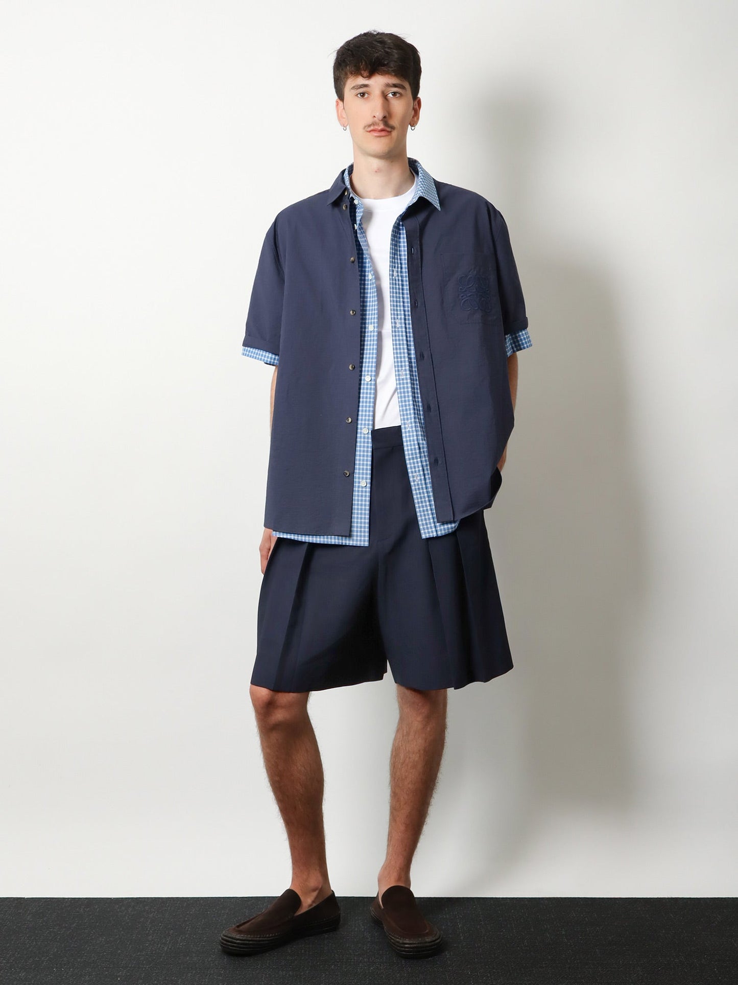 Loewe Men Paula's Ibiza Linen And Cotton Bermuda Shorts