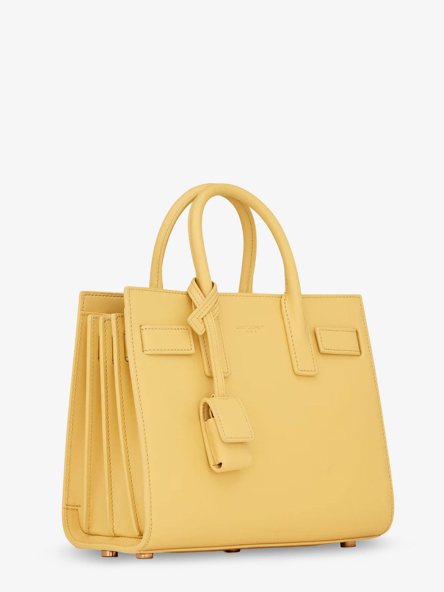 Saint Laurent Women Sac De Jour Nano Leather Crossbody Bag