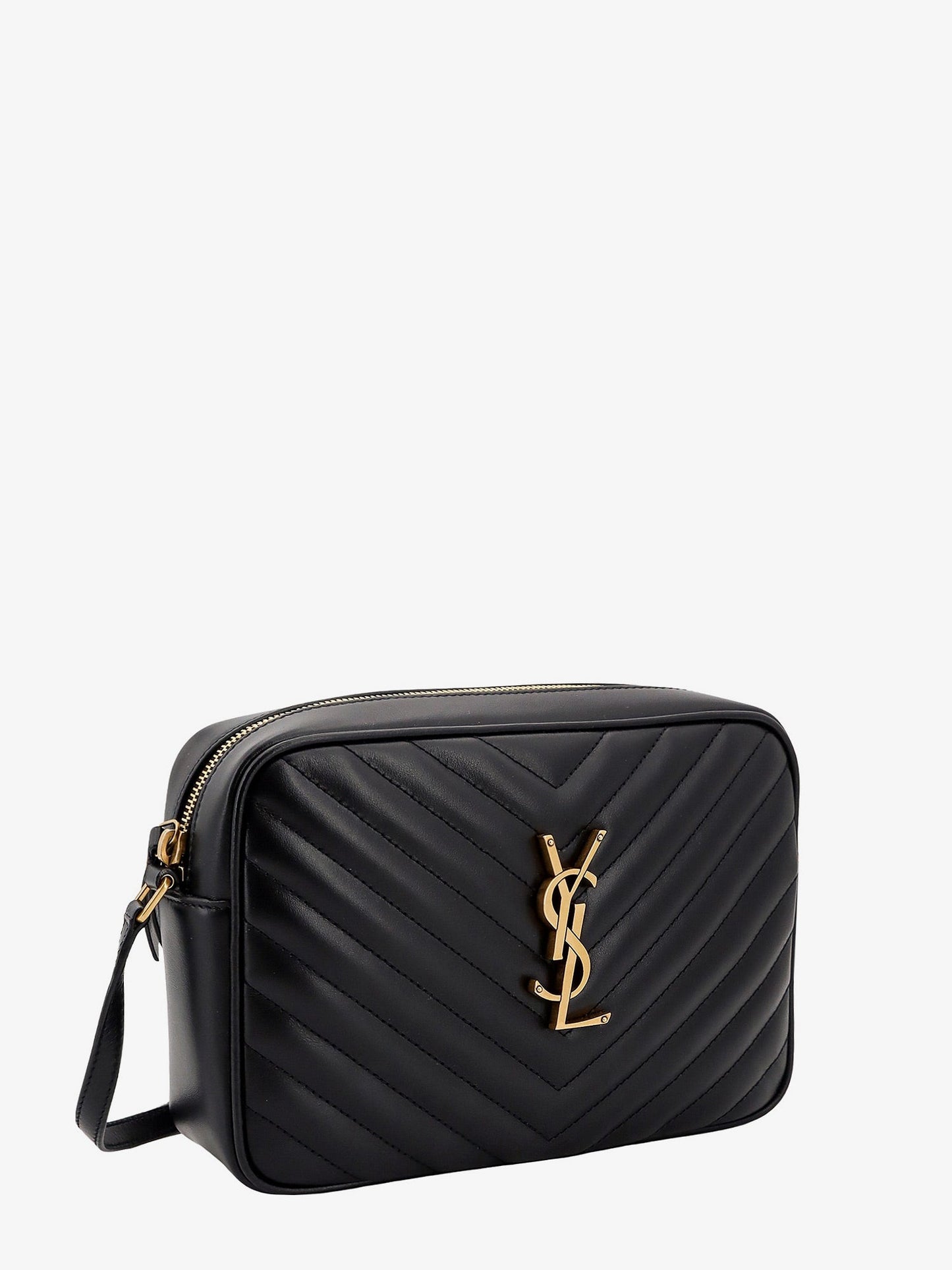 Saint Laurent Women Quilted Leather Camera Bag Shoulder Bag