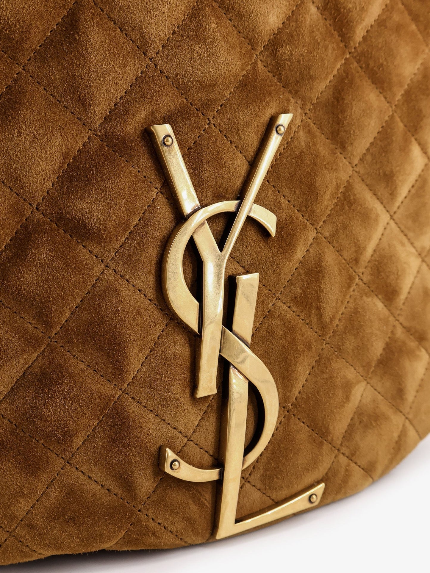 Saint Laurent Women Icare Hobo Suede Handbag