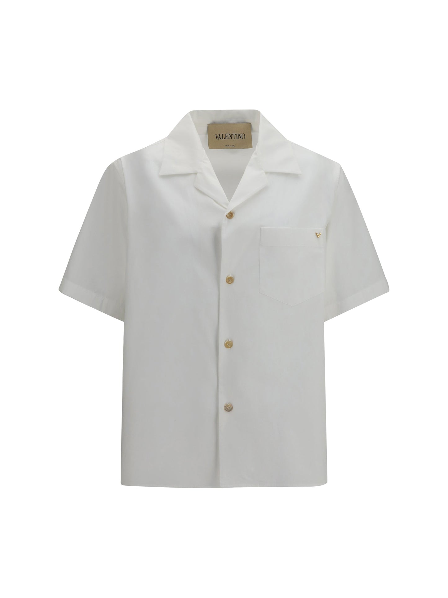 Valentino Men Short-Sleeve Shirt With Vlogo