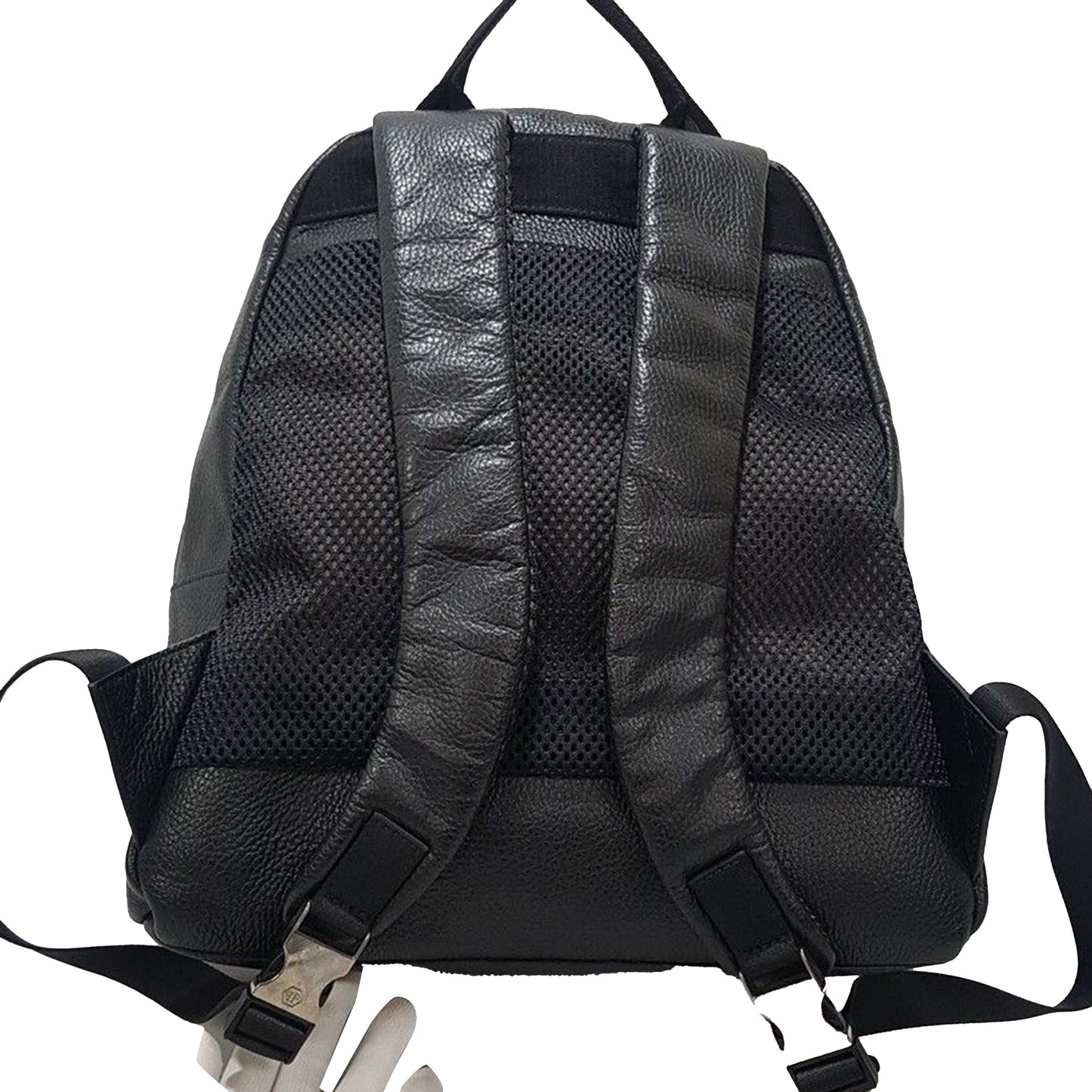 Black Leather Backpack