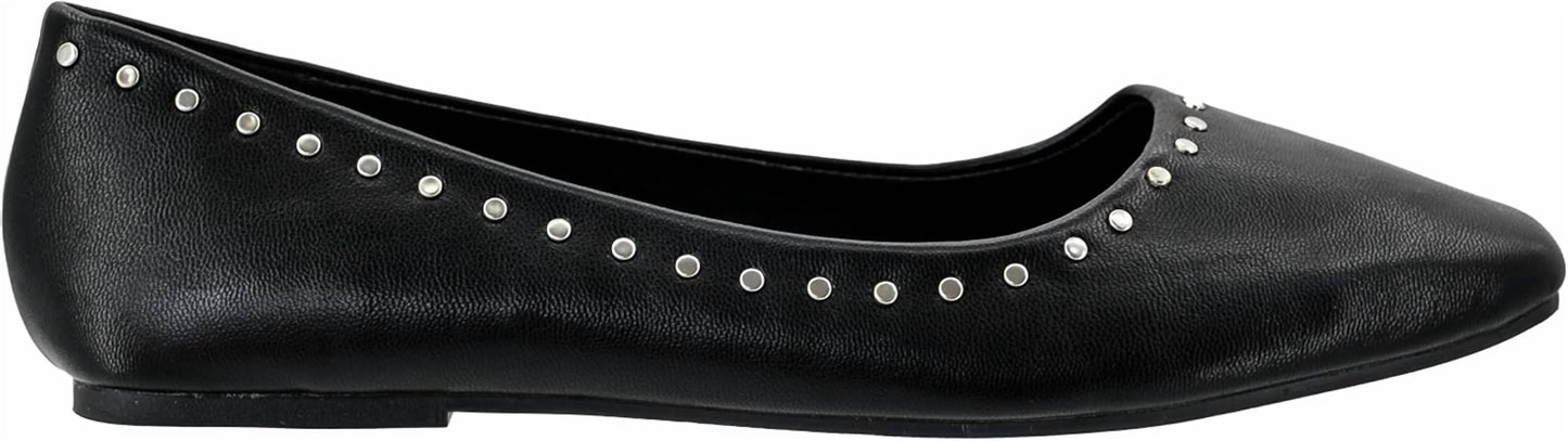 Women's Just In Time Flats Shoe In Black