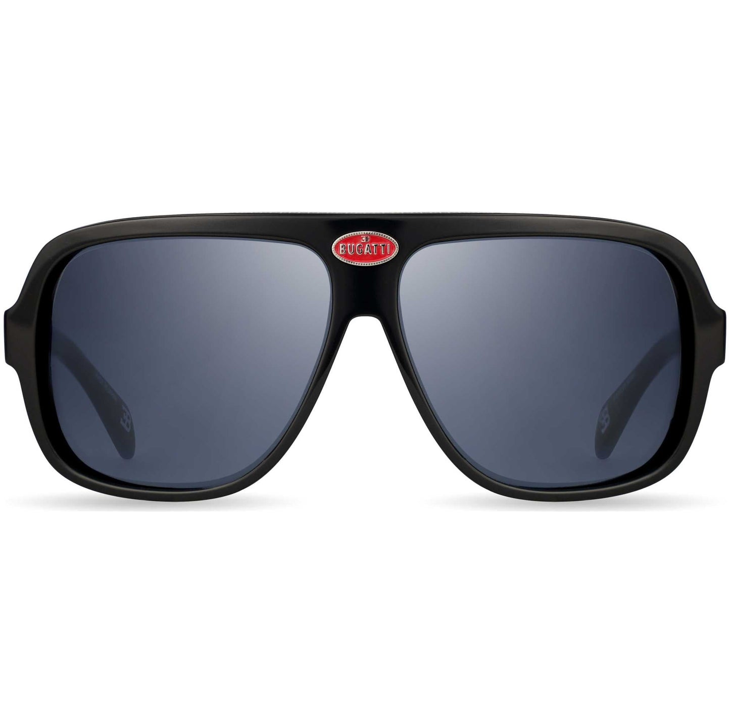 Bugatti Men's 60 mm Black Sunglasses