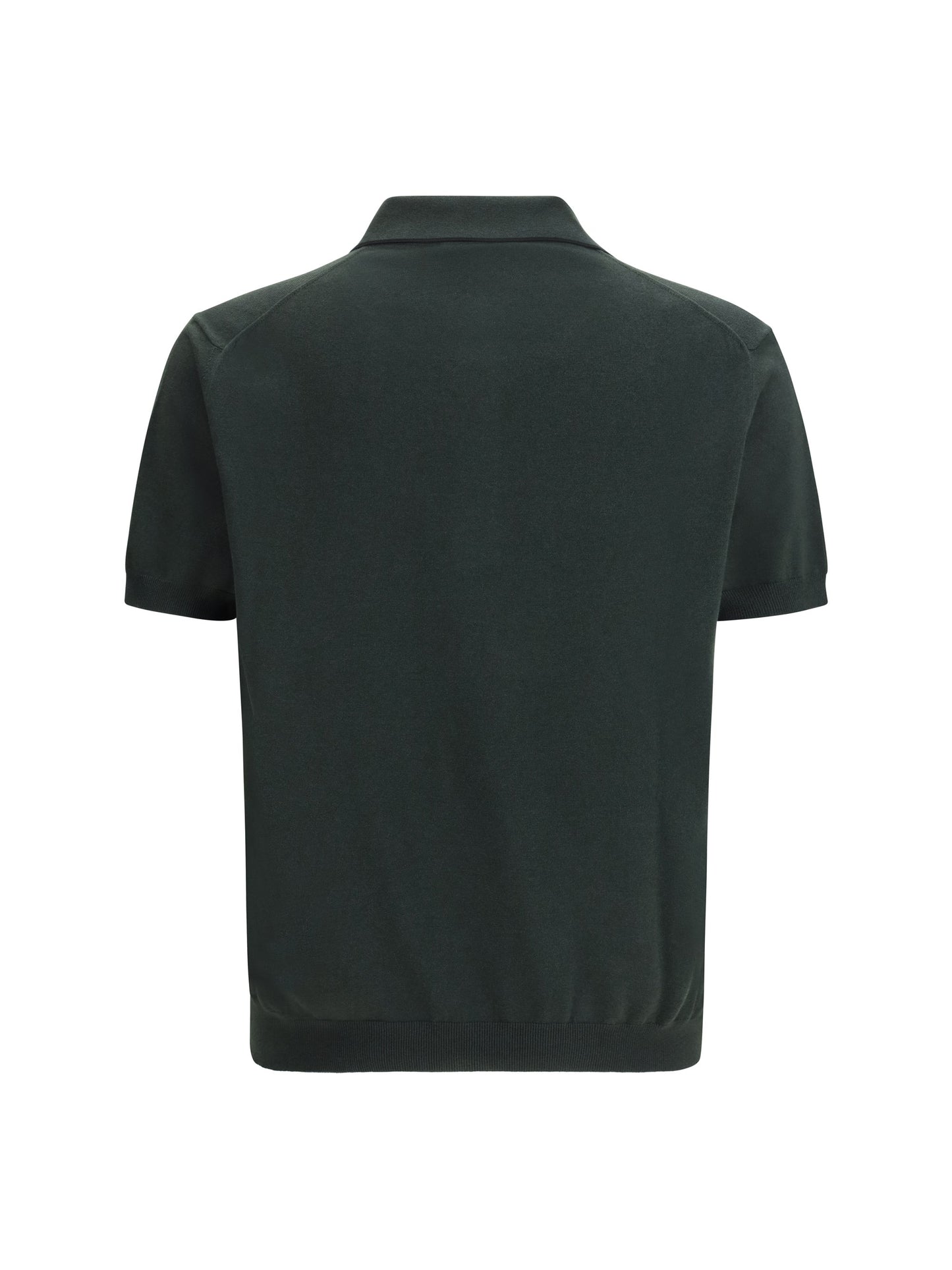 Tom Ford Men Cotton And Silk Blend Polo Shirt
