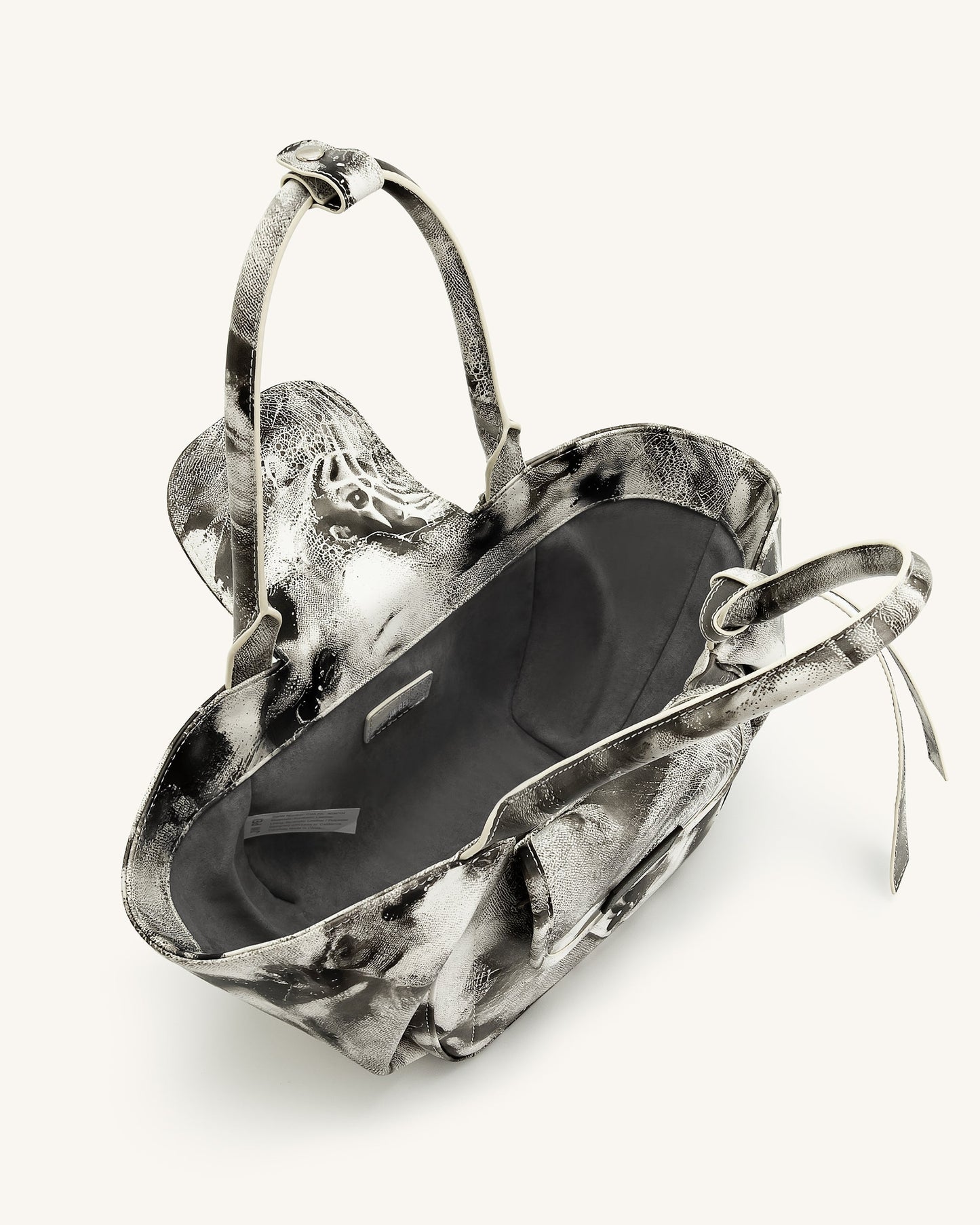 Zoey Pockets Shoulder Bag - White