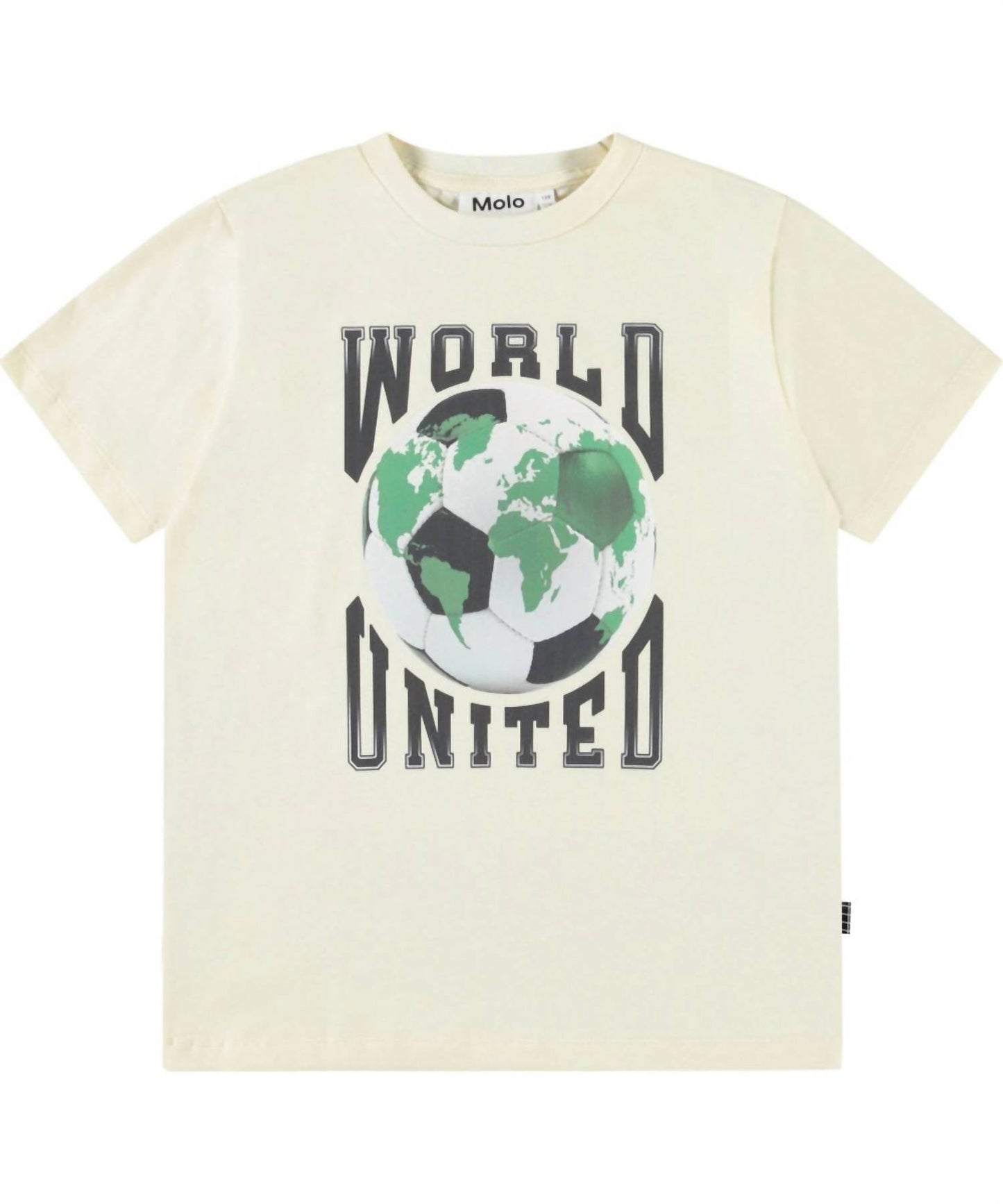 Kid's World United Riley Short Sleeve Tee In Beige