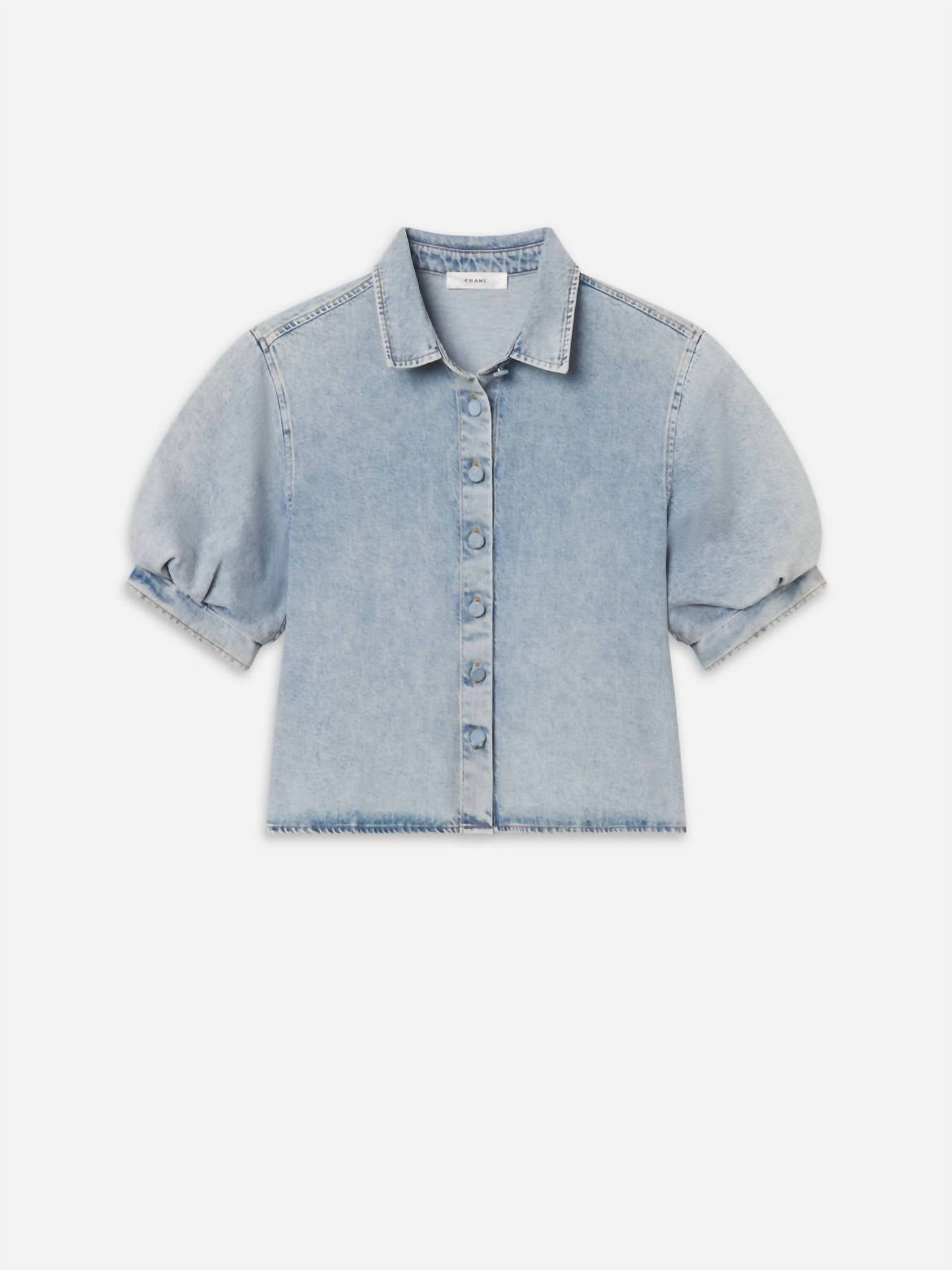 Billow Sleeve Shirt In Puffin