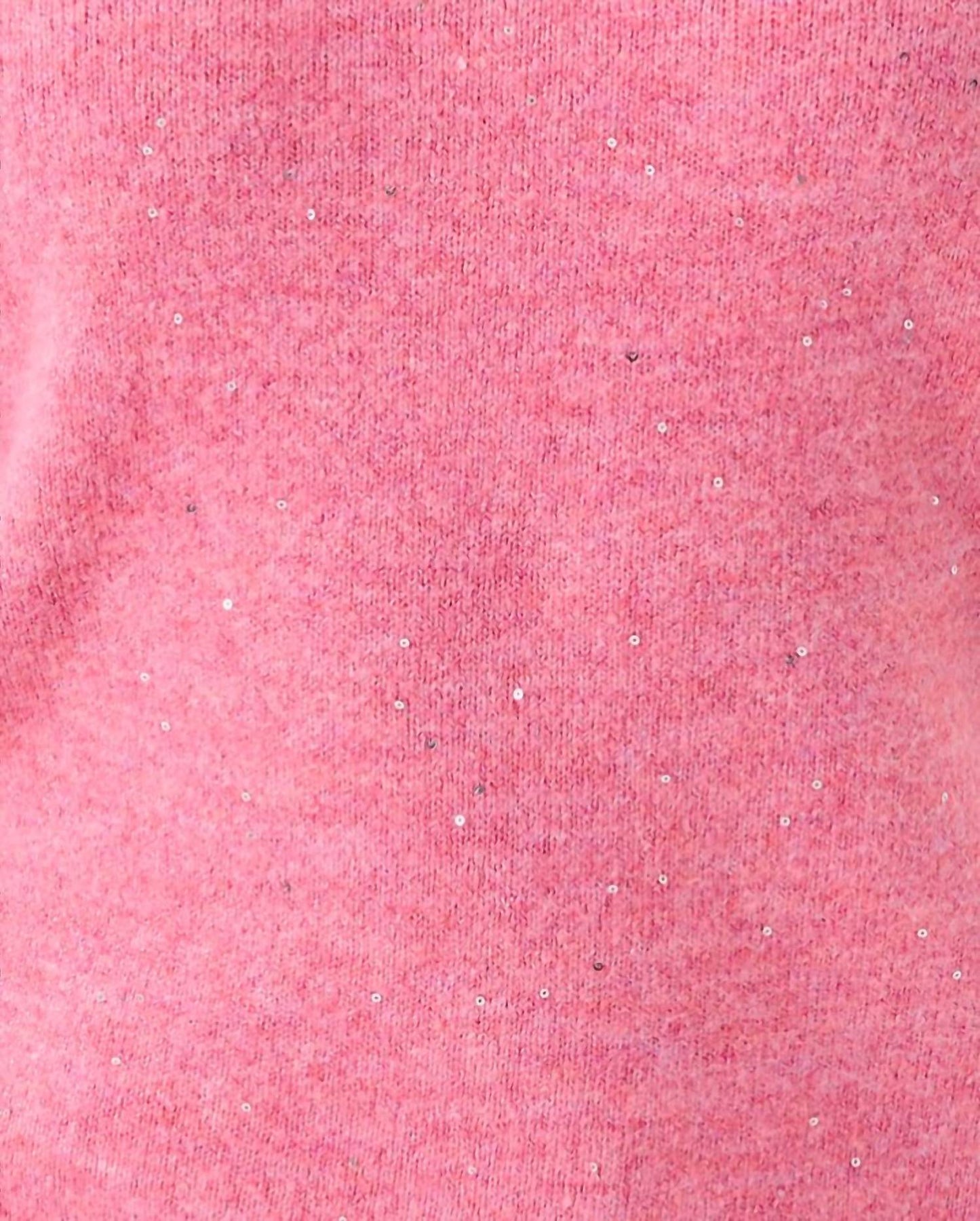 Lola Sequin Sweater In Confetti Pink Metallic