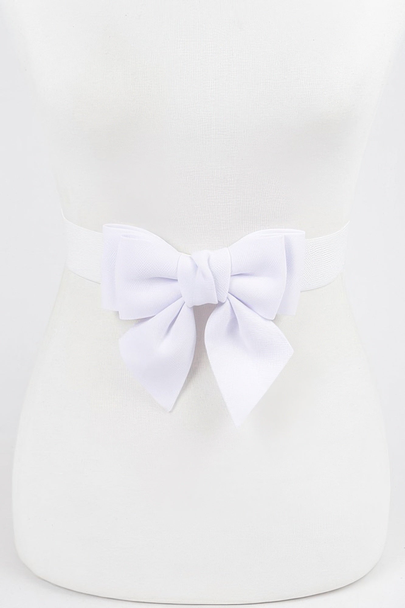 Ribbon Buckle Stretch Belt