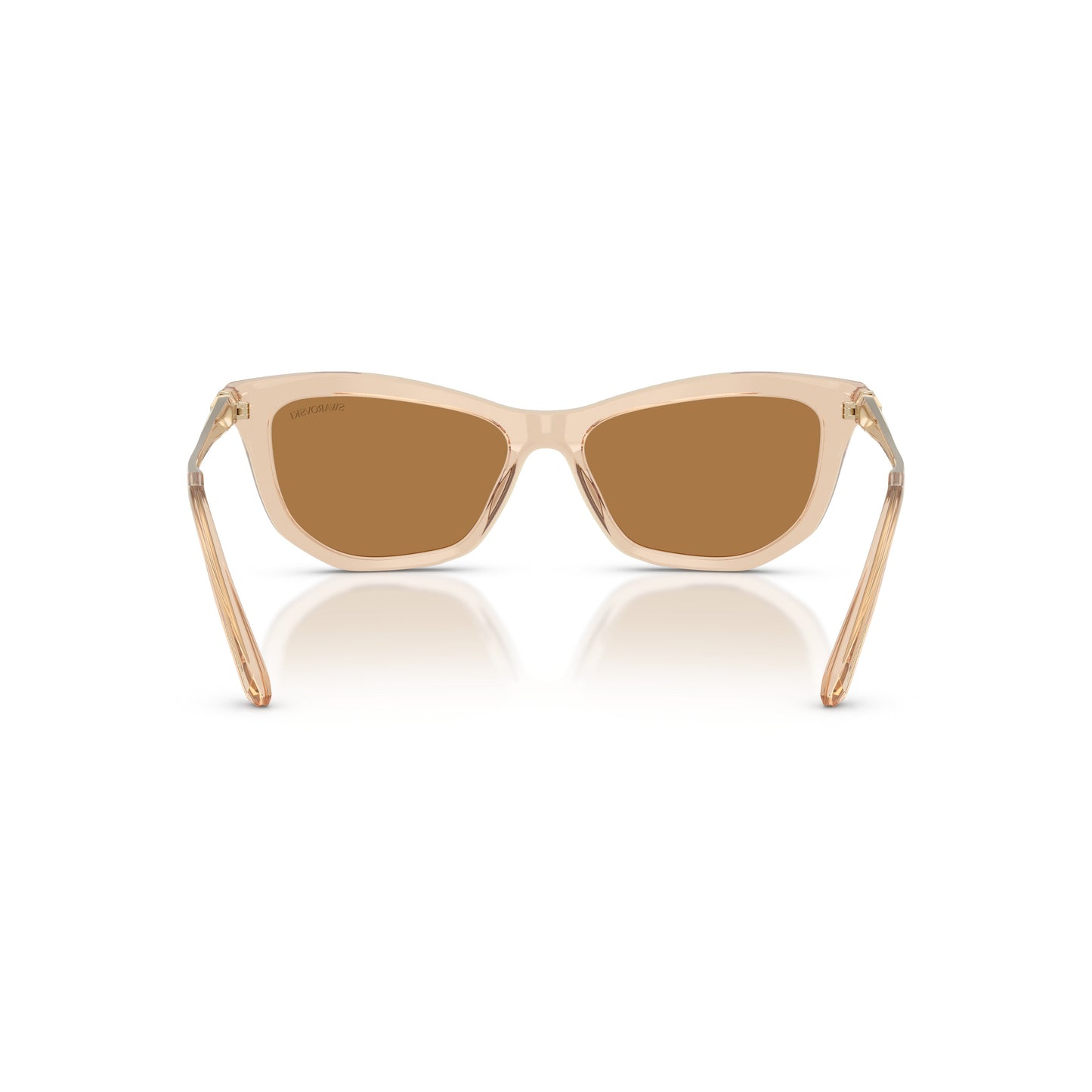 0Sk6057 Translucent Acetate Sunglasses with Angular Frame
