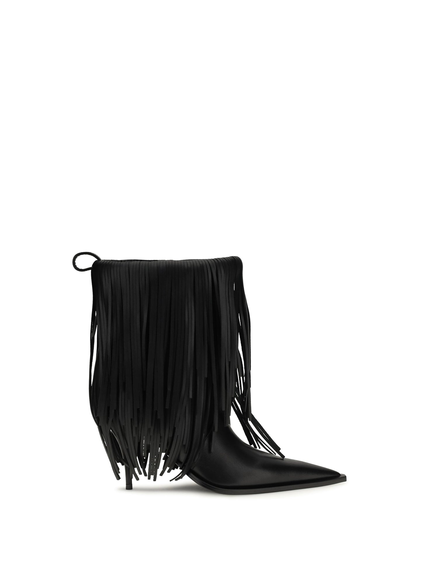 Balenciaga Women Avenue Fringe Ankle Boots