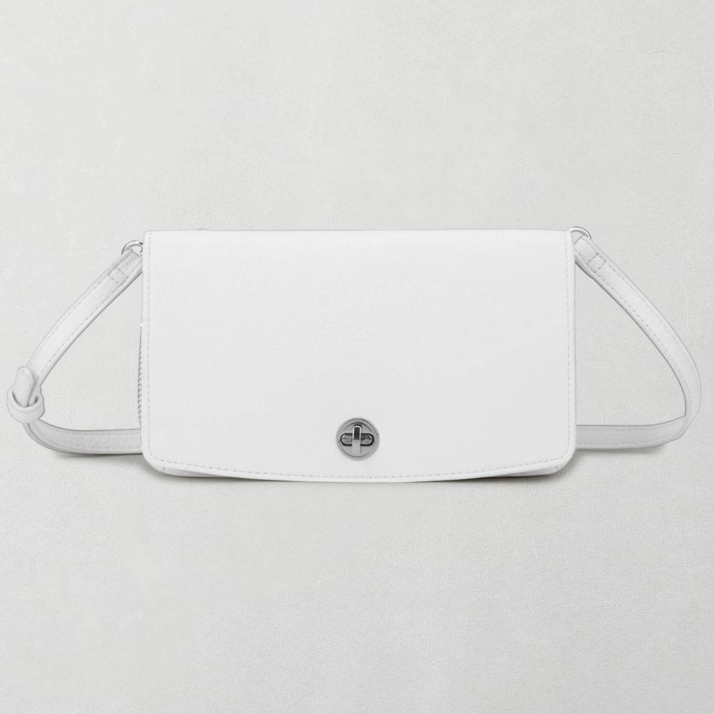 Faux Leather Crossbody Wallet Bag