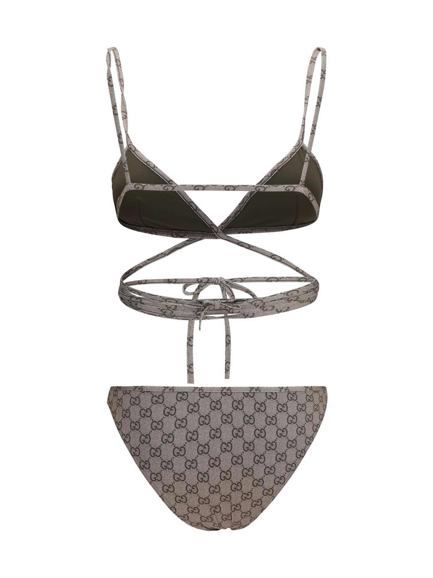 Gucci Women Printed Stretch Jersey Bikini