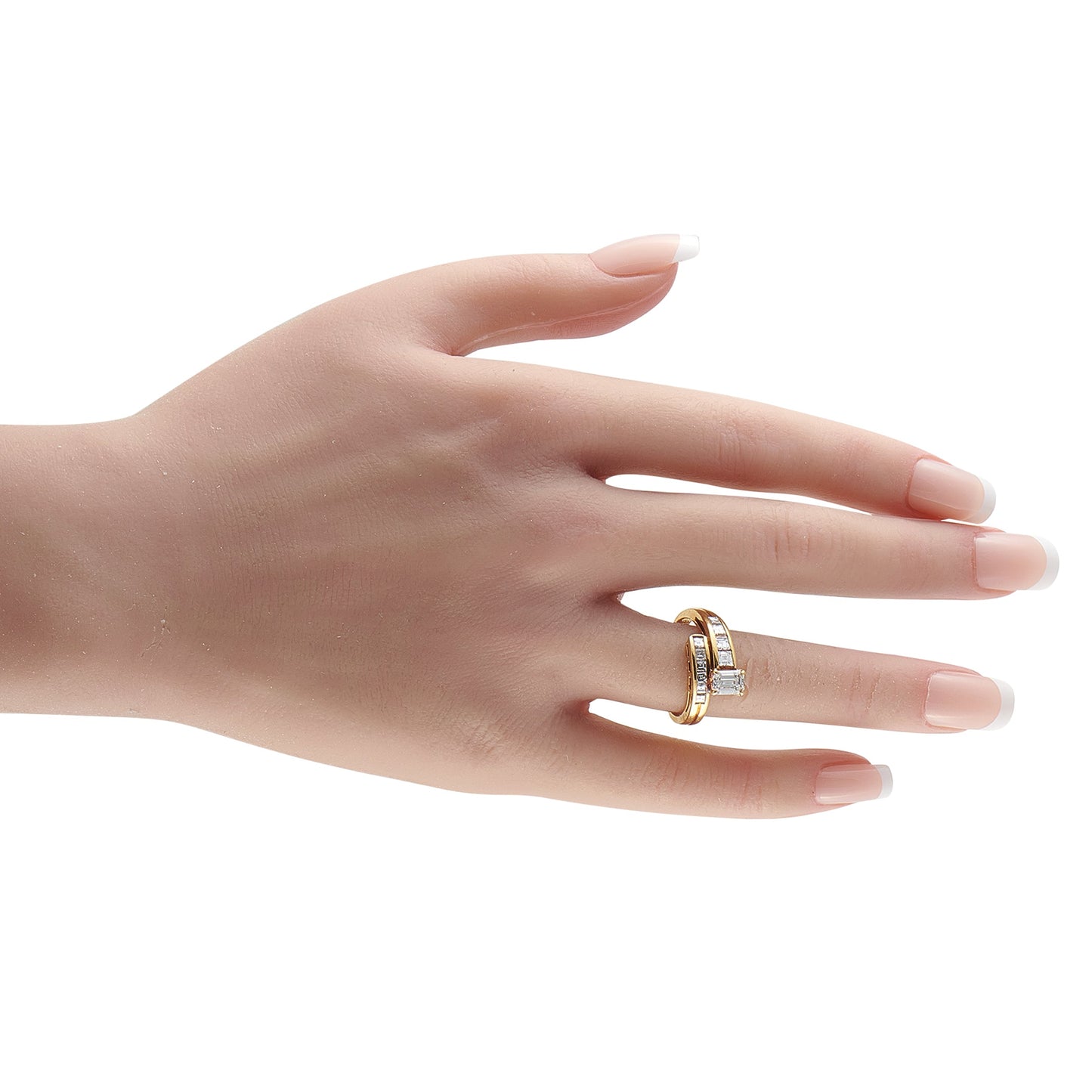 LB Exclusive 18K Yellow Gold 1.28ct Diamond Ring MF20-041426