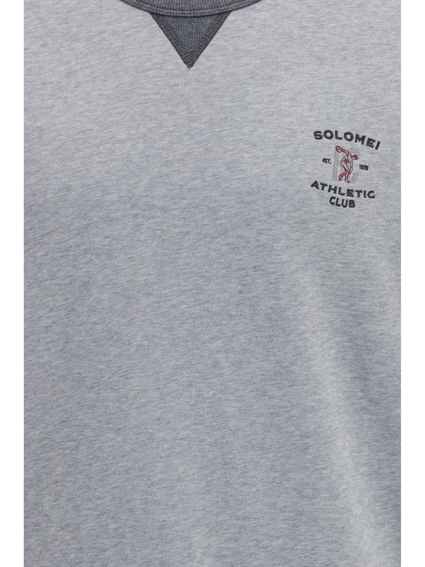 Brunello Cucinelli Men Melange Fabric T-Shirt
