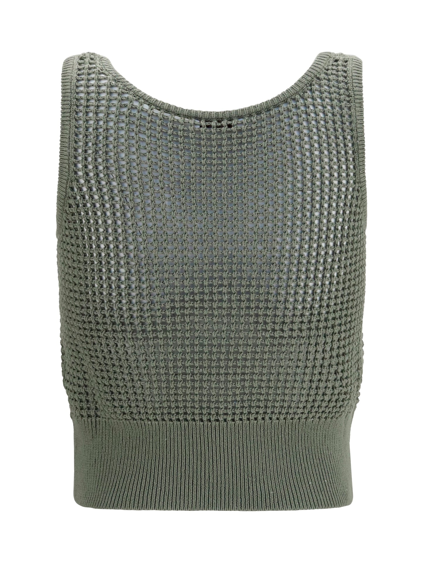 Brunello Cucinelli Women Perforated Sequin Tank Top
